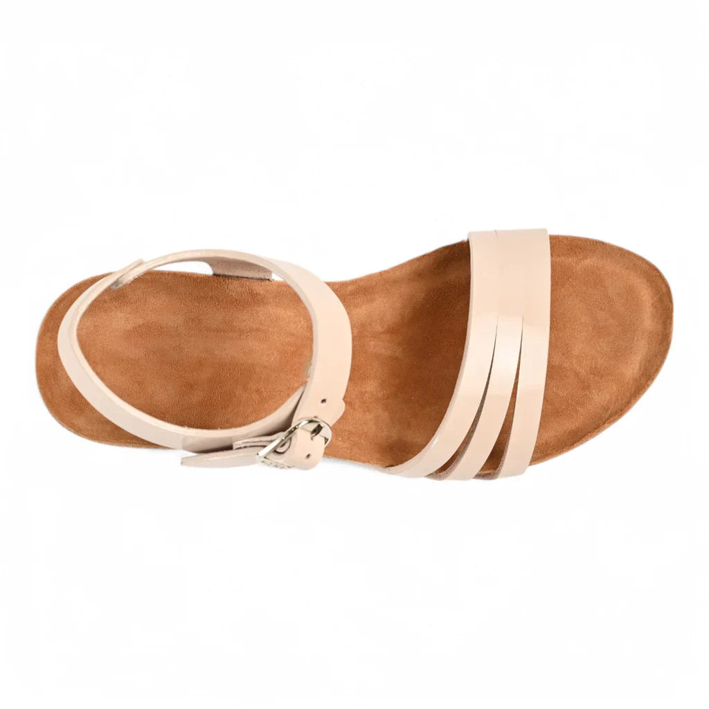 Madrid Cork Wedge in Beige