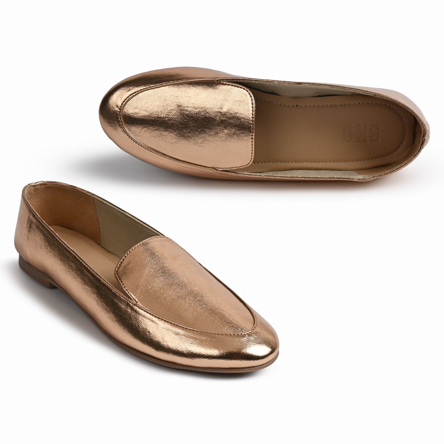 Olivia Rose Gold Loafer
