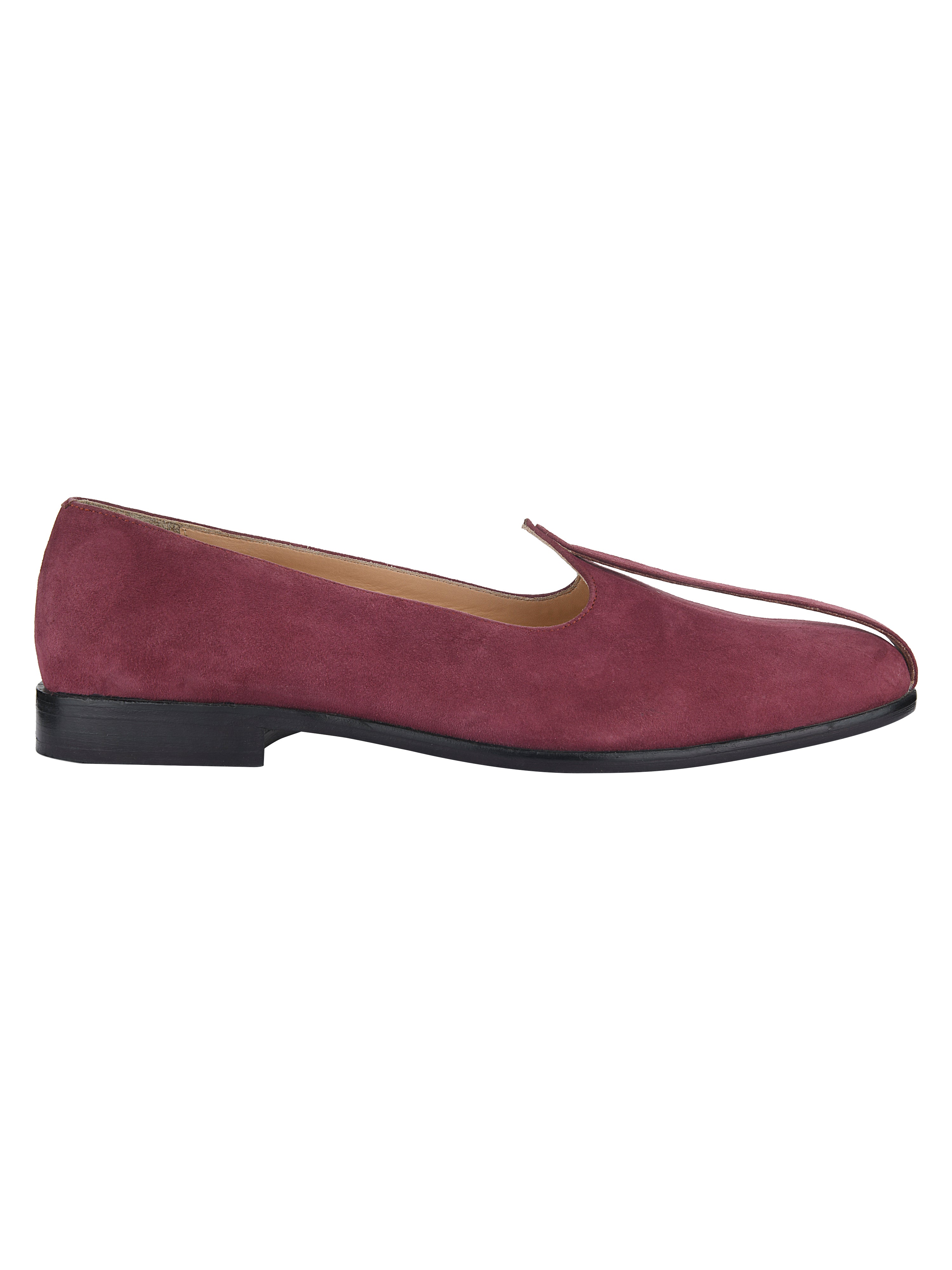 Maroon Suede Mojris