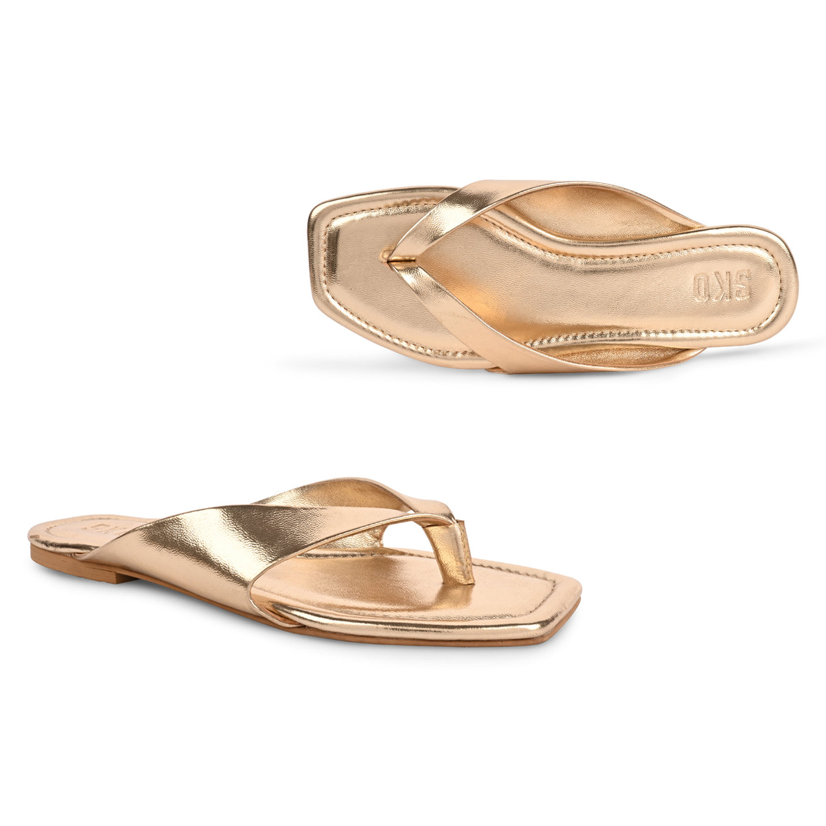 Nelly Gold Flats