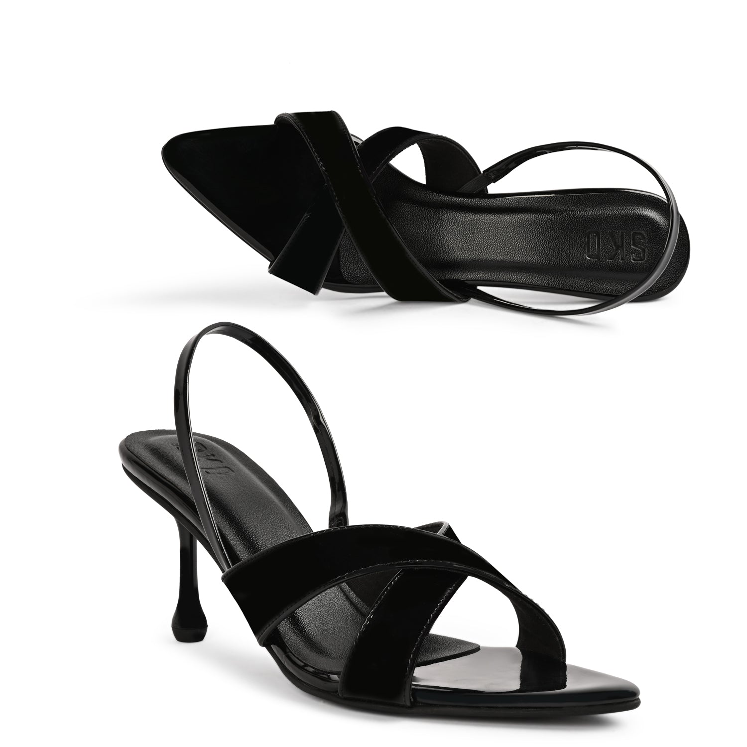 Sydney in Black Patent Heels for Women