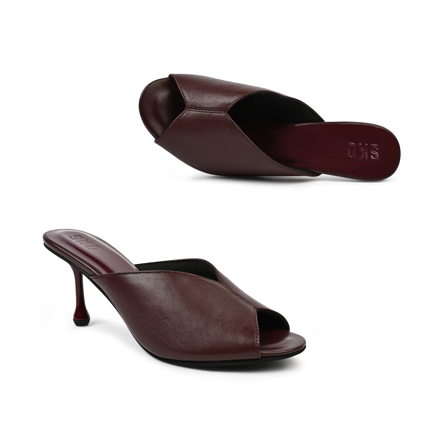 Maura in Maroon Heels for Women