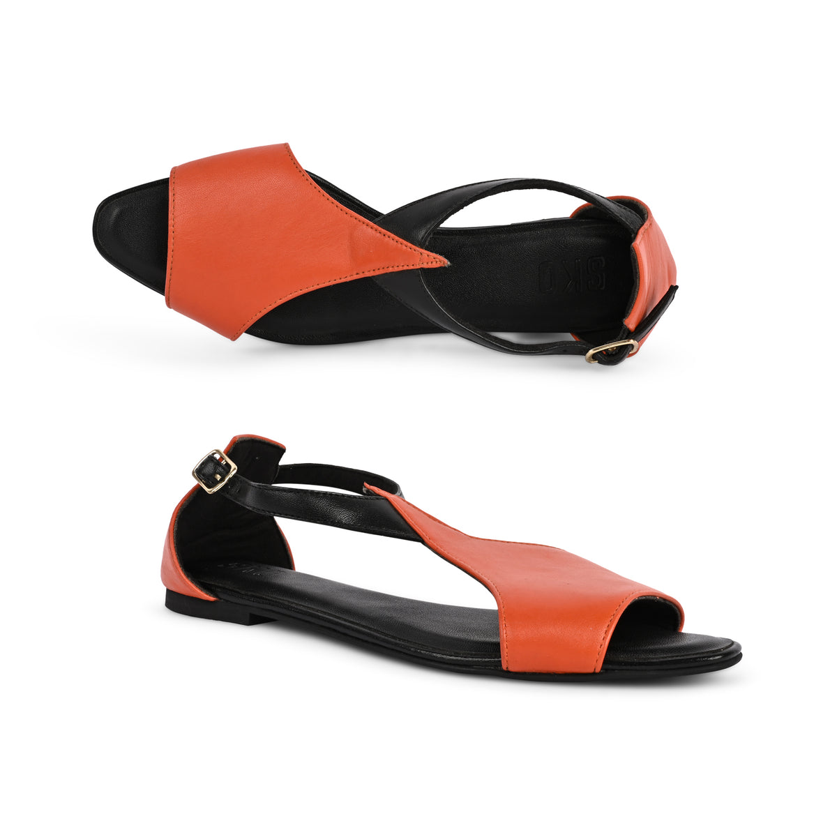 Siena Orange Flats