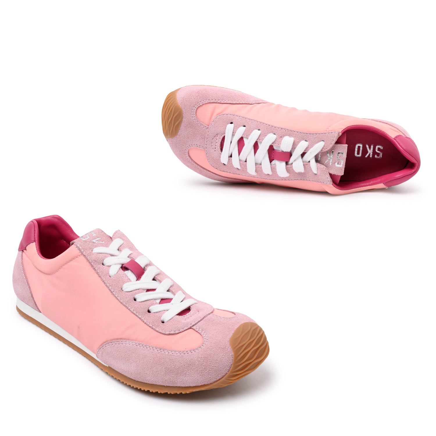 Clean Pink Sneakers for Women