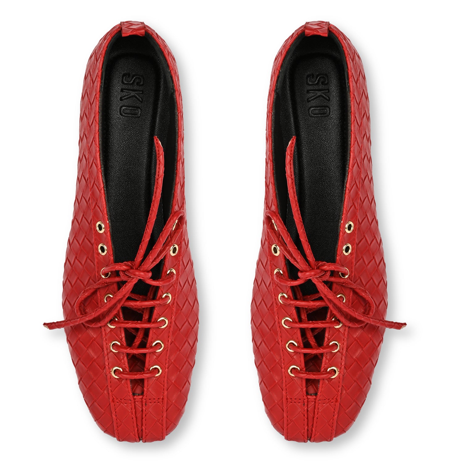Eli Red Loafers For Women