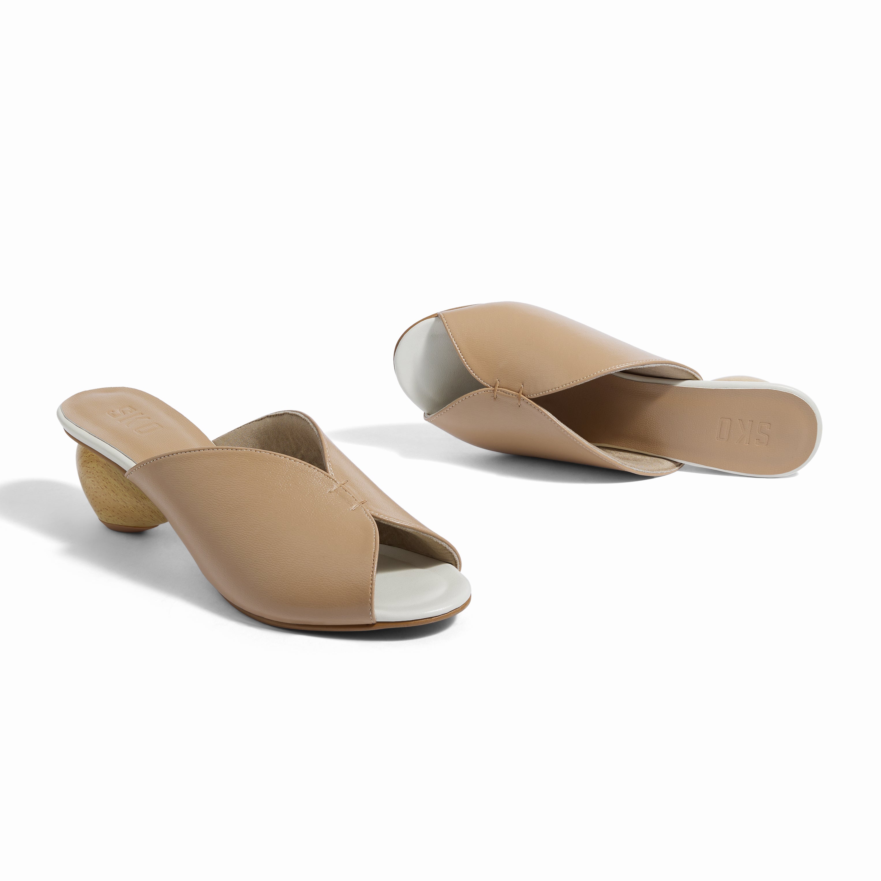 Driblet Nude Heels For Women