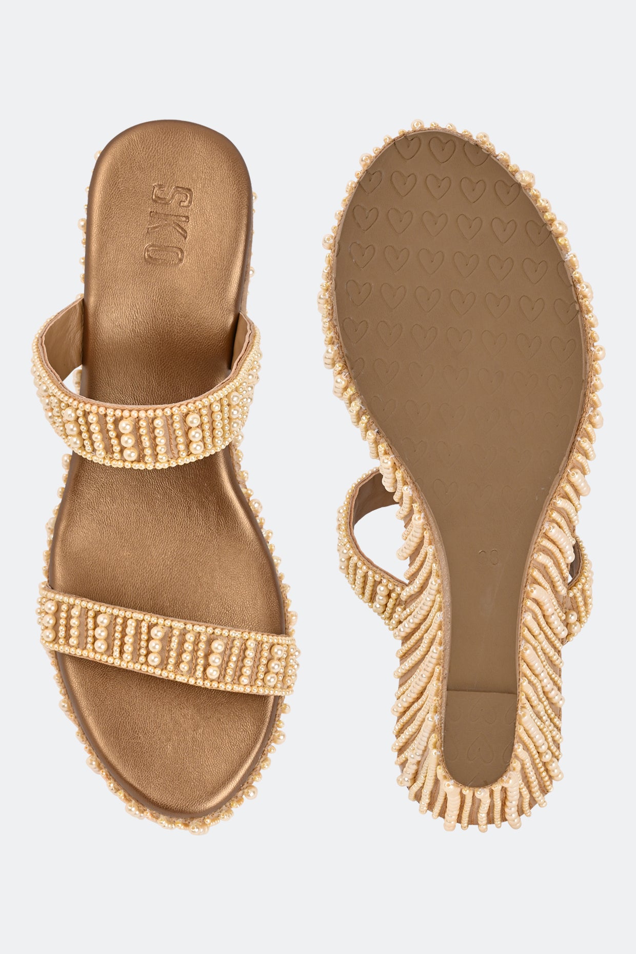 Penina Gold Wedges For Women