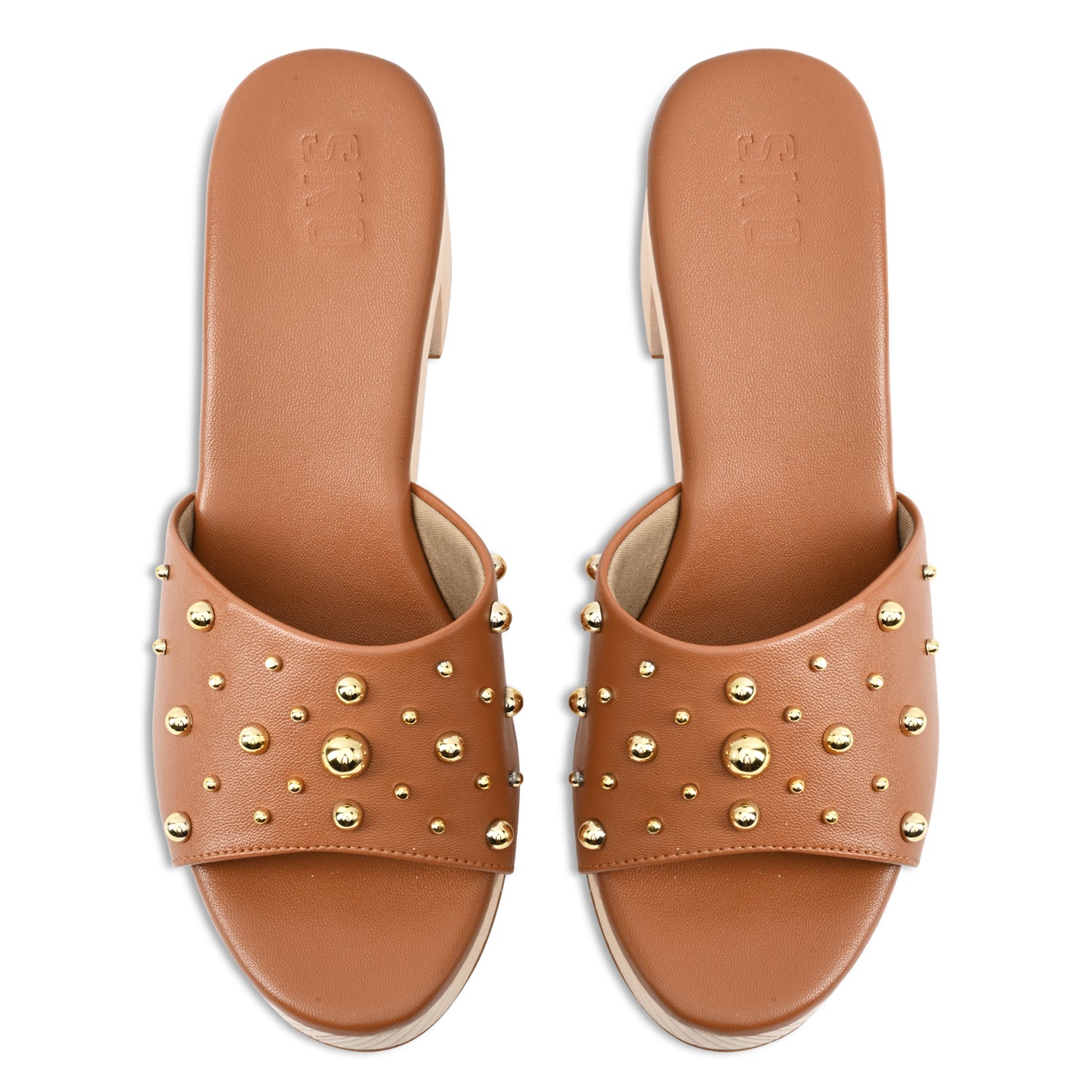 Anouk Tan Clogs For Women