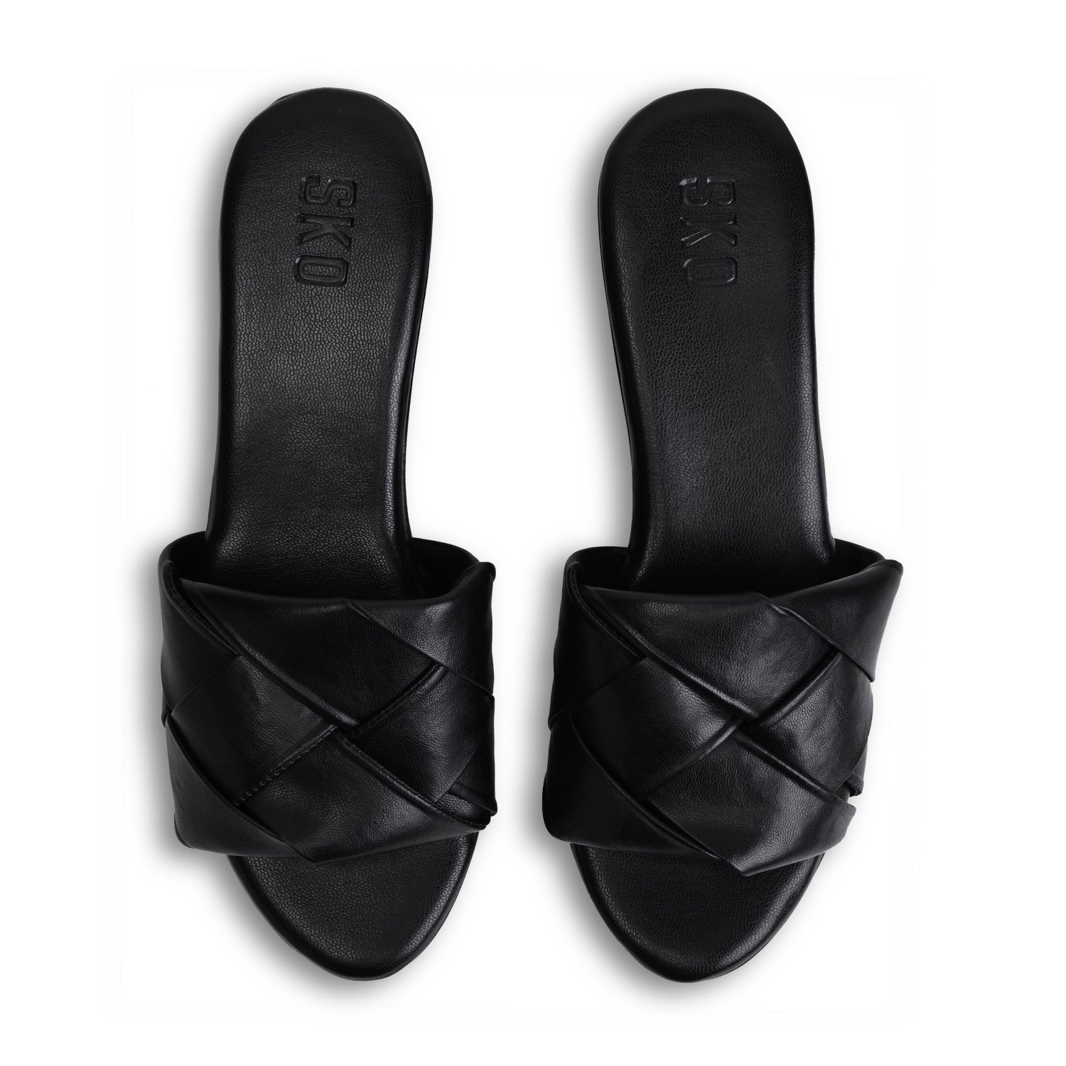 Messina Black Platform Sandal