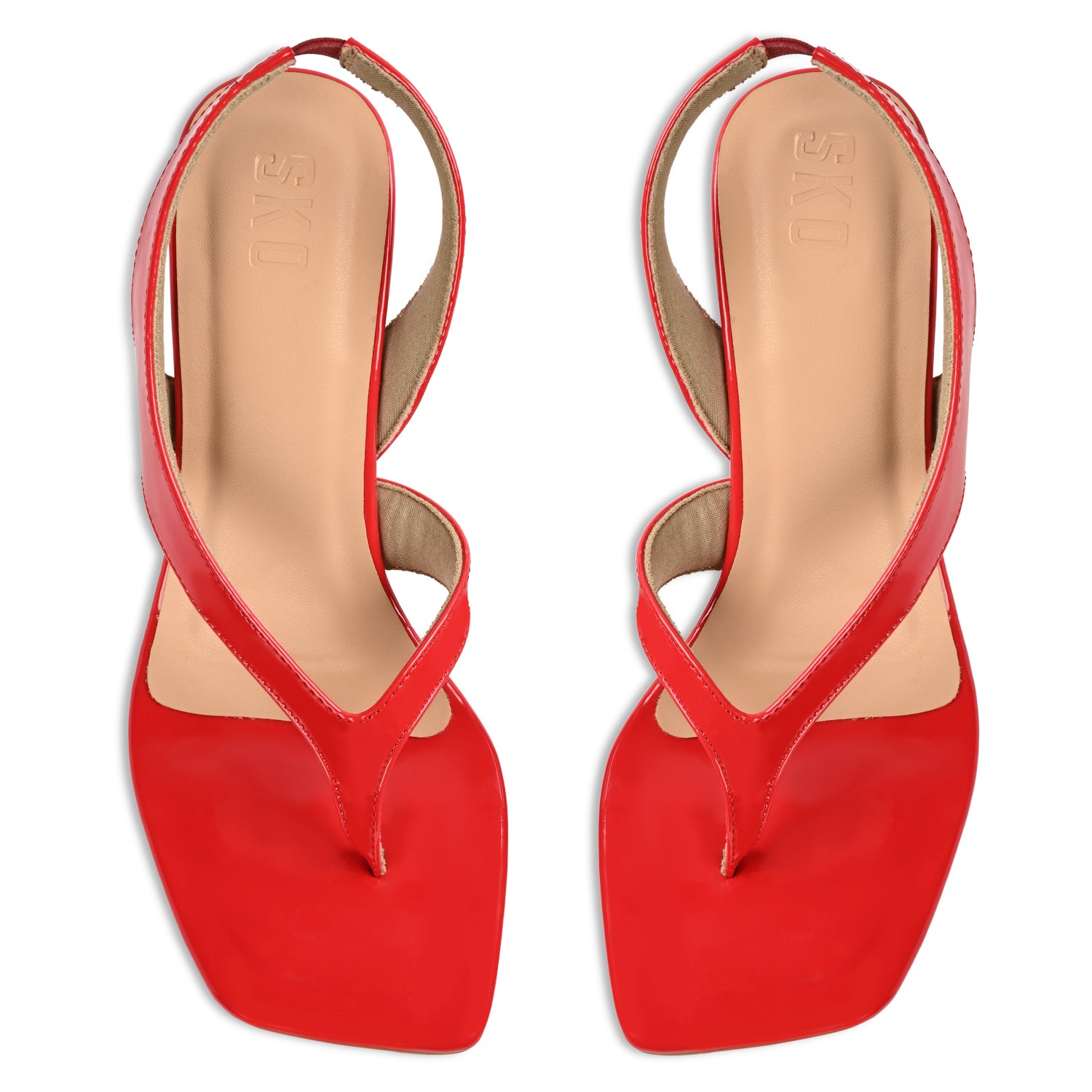 Rachel Red Patent Heels for Women