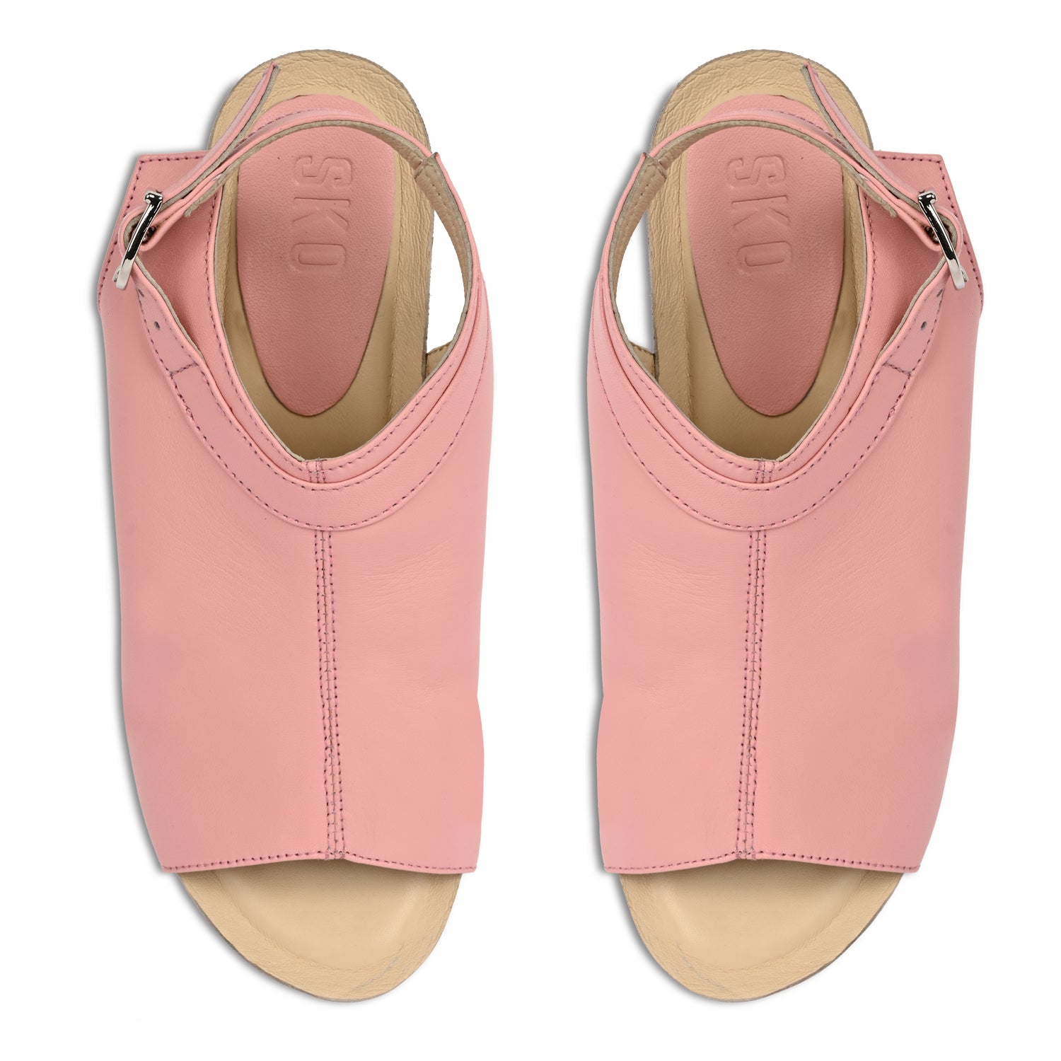 Ronda Cork Wedges in Pink for Women
