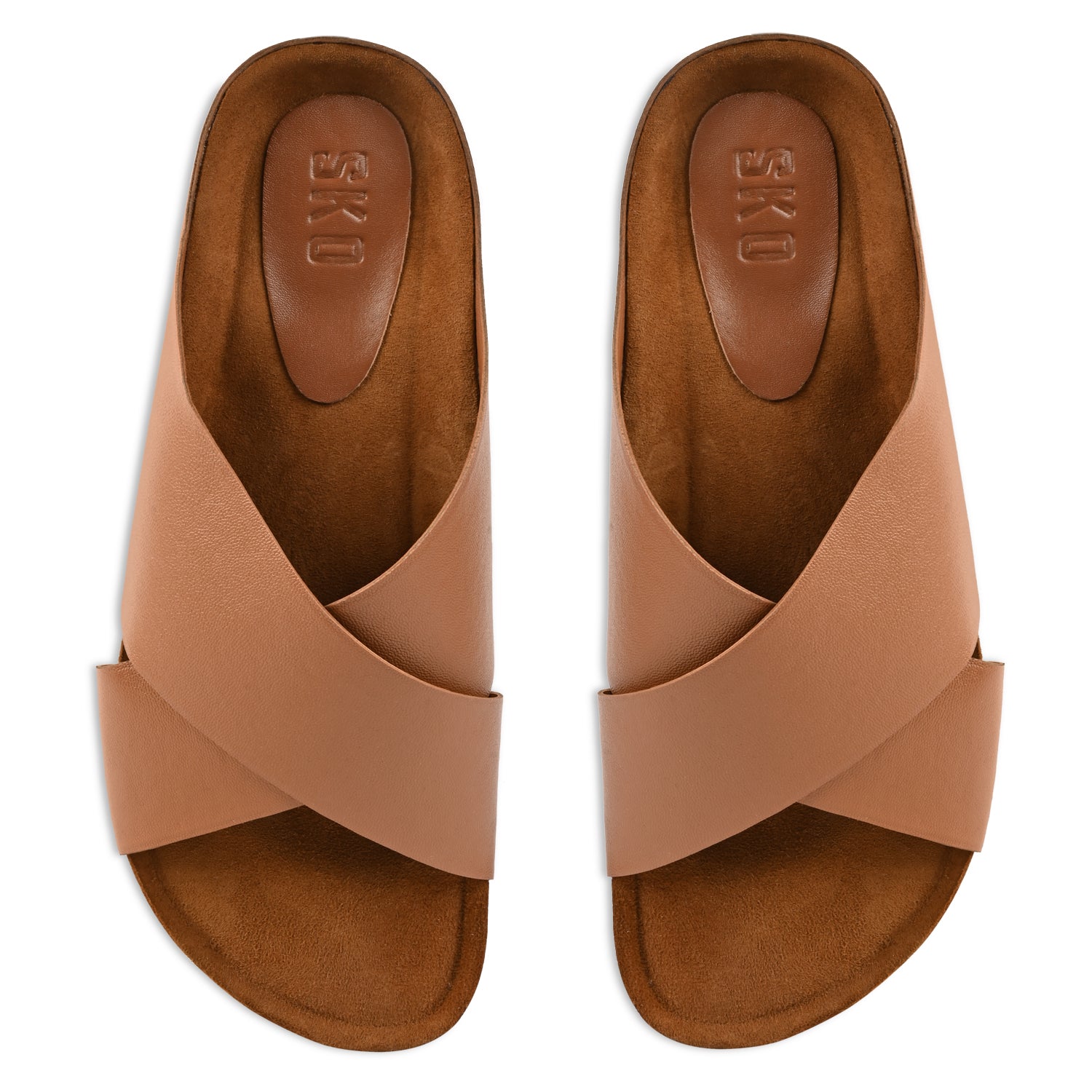 Aria Tan Slippers For Men