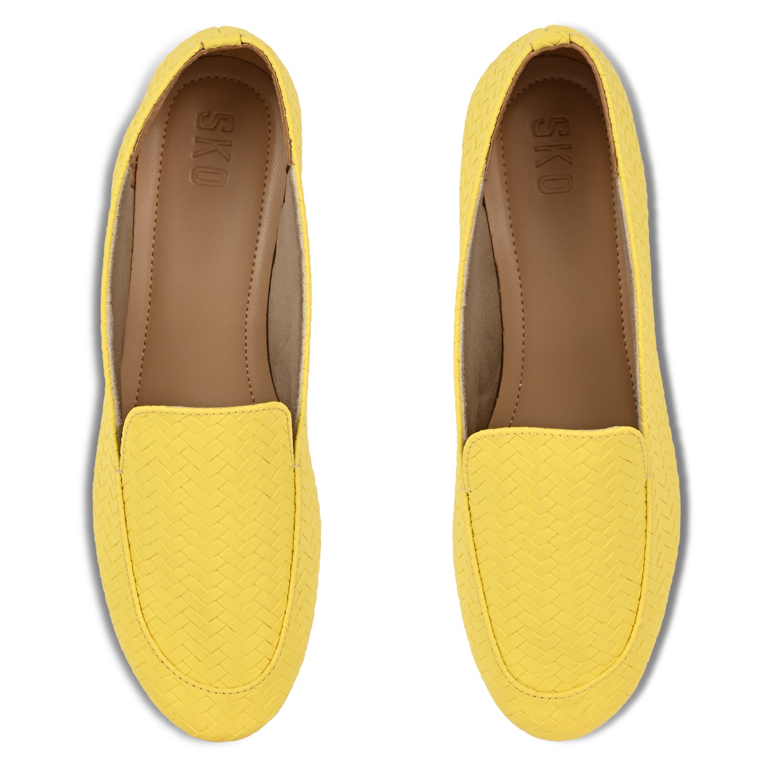 Olivia Yellow Loafers