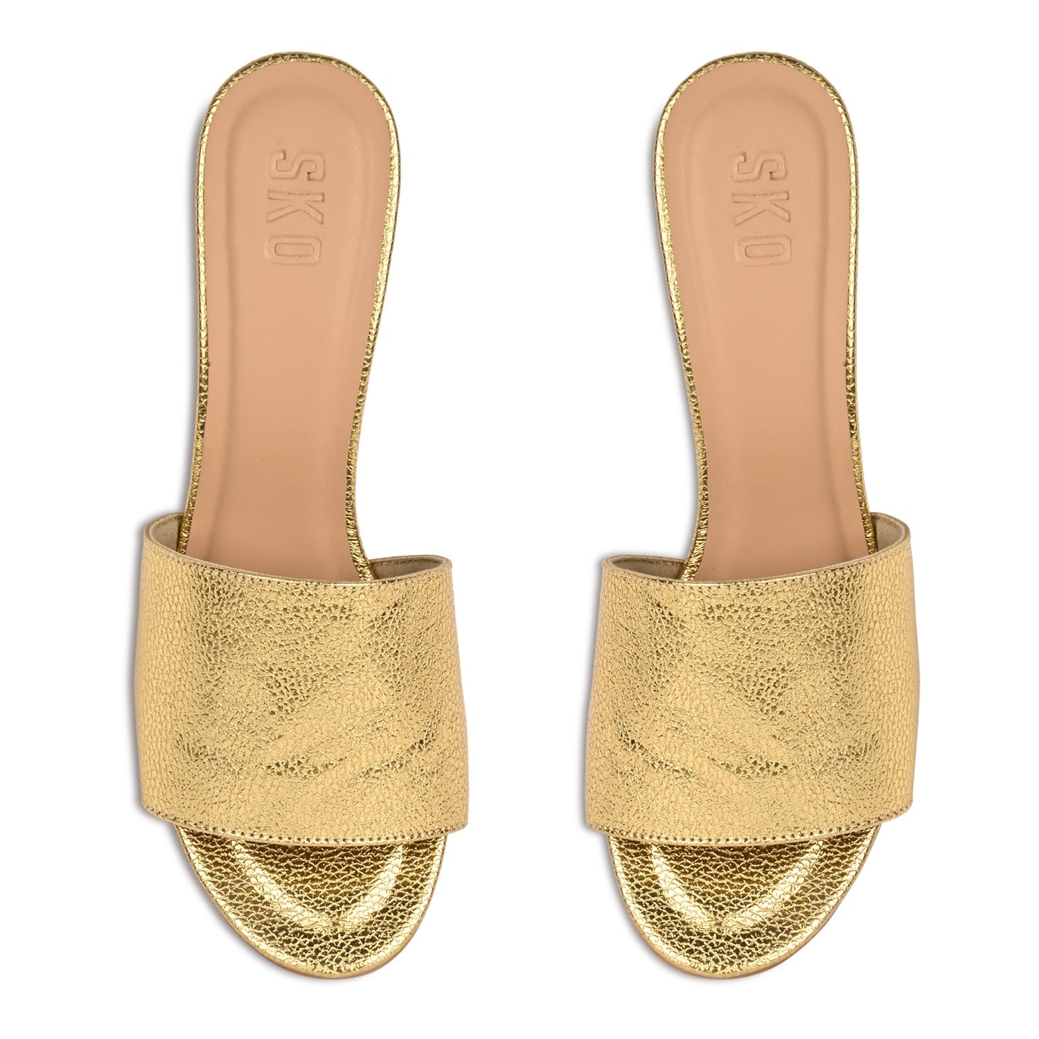Rose Heels in Gold
