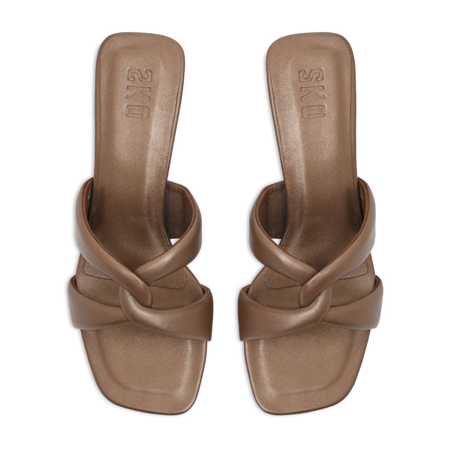 Arya Bronze Heels For Women