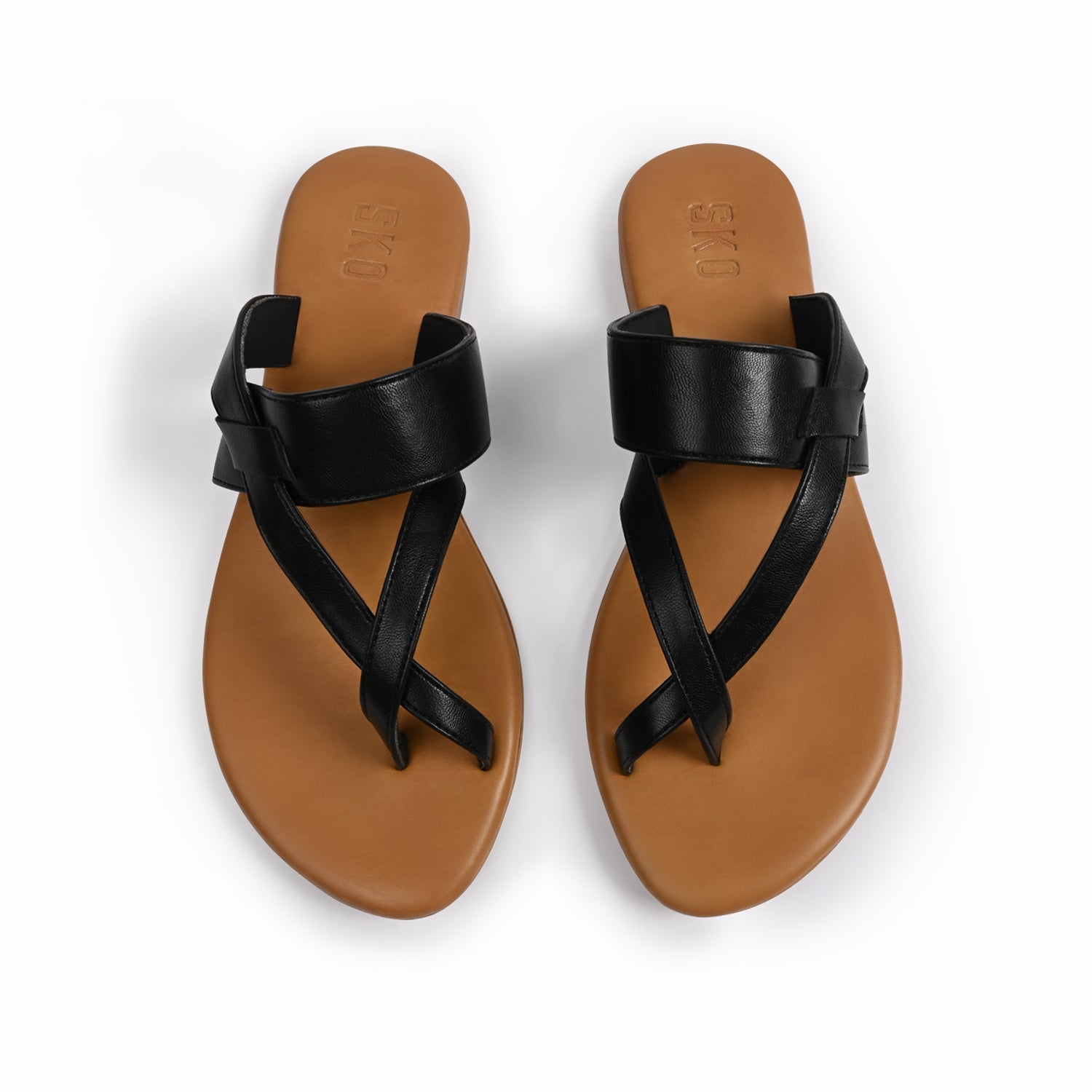 Genoa Flats in Black
