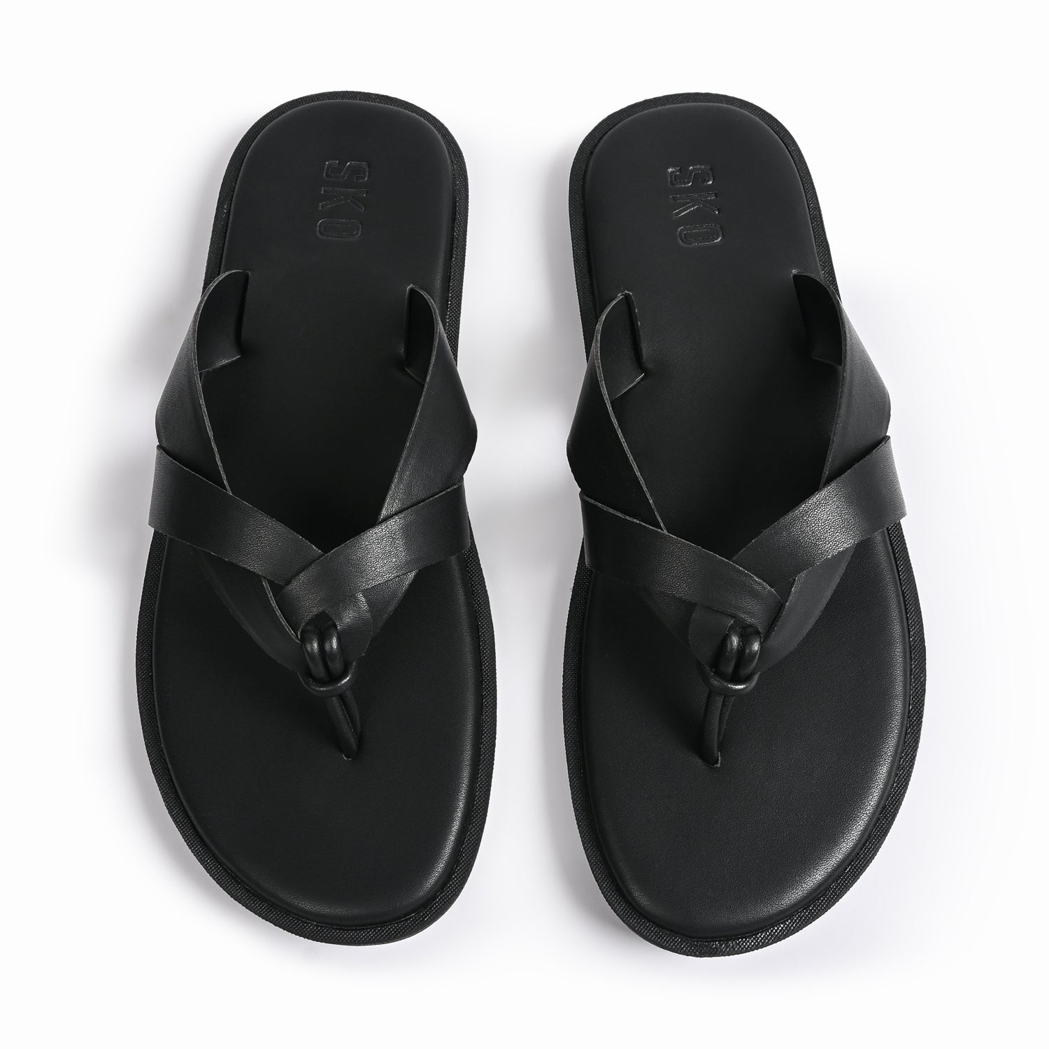 Bologna Black Slippers For Men