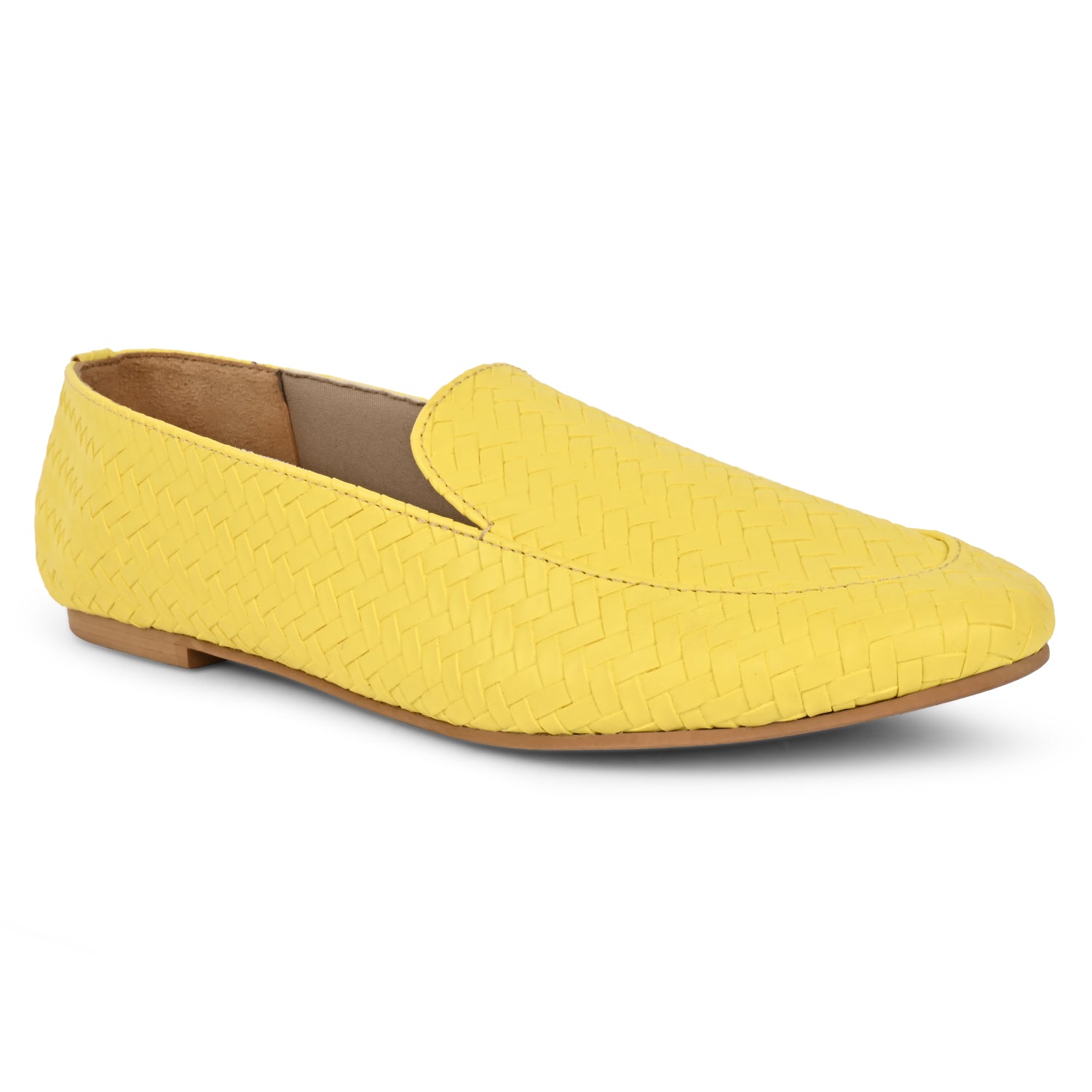 Olivia Yellow Loafers