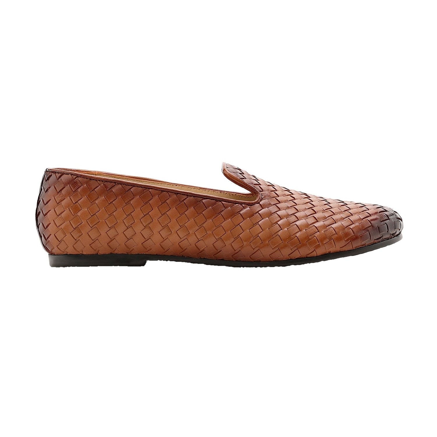 Madison Tan Weave Loafer