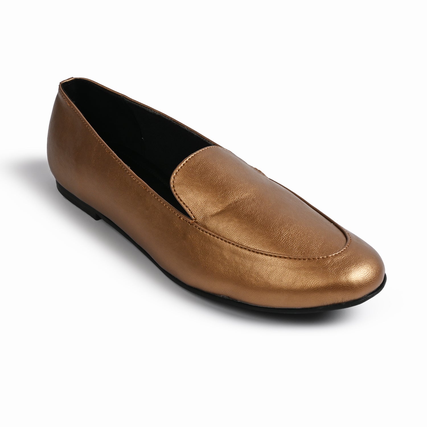 Olivia Bronze Loafers For Women