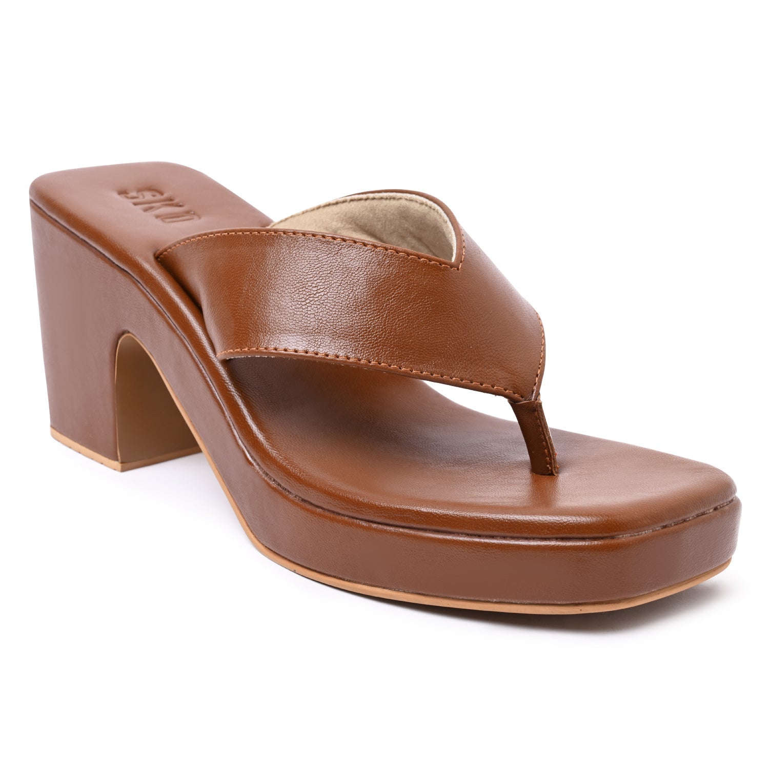Nice Tan Platform Heel