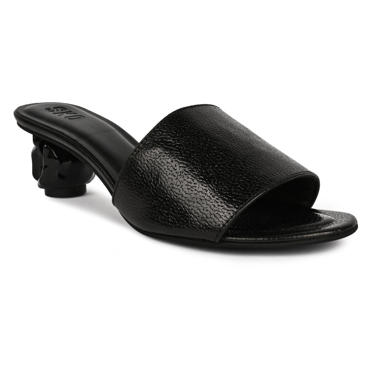Rose Heels in Black