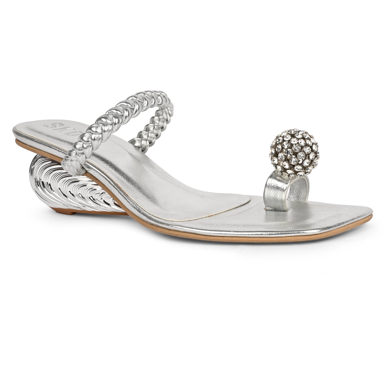 Kimberly Silver Heels for Women