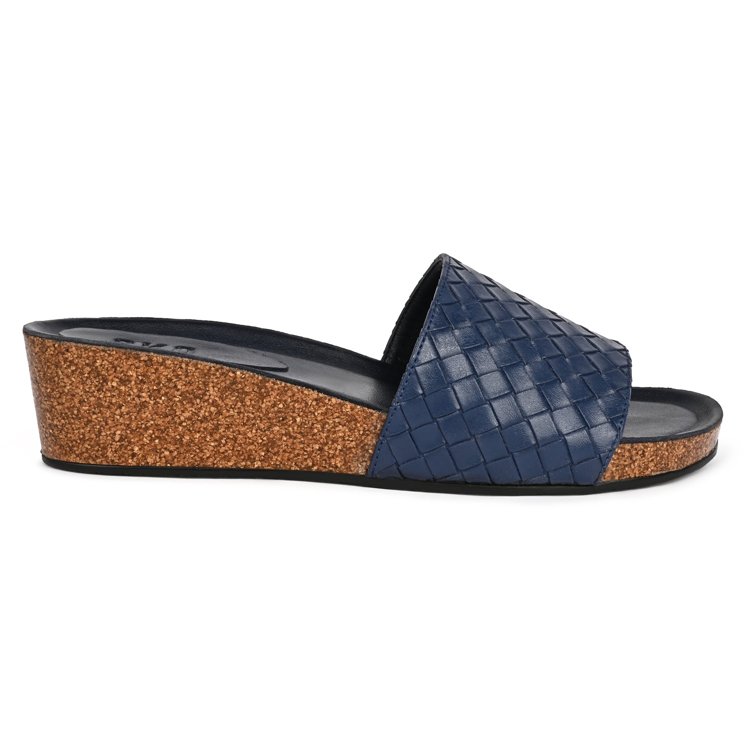 Murcia Cork Wedges in Blue for Women