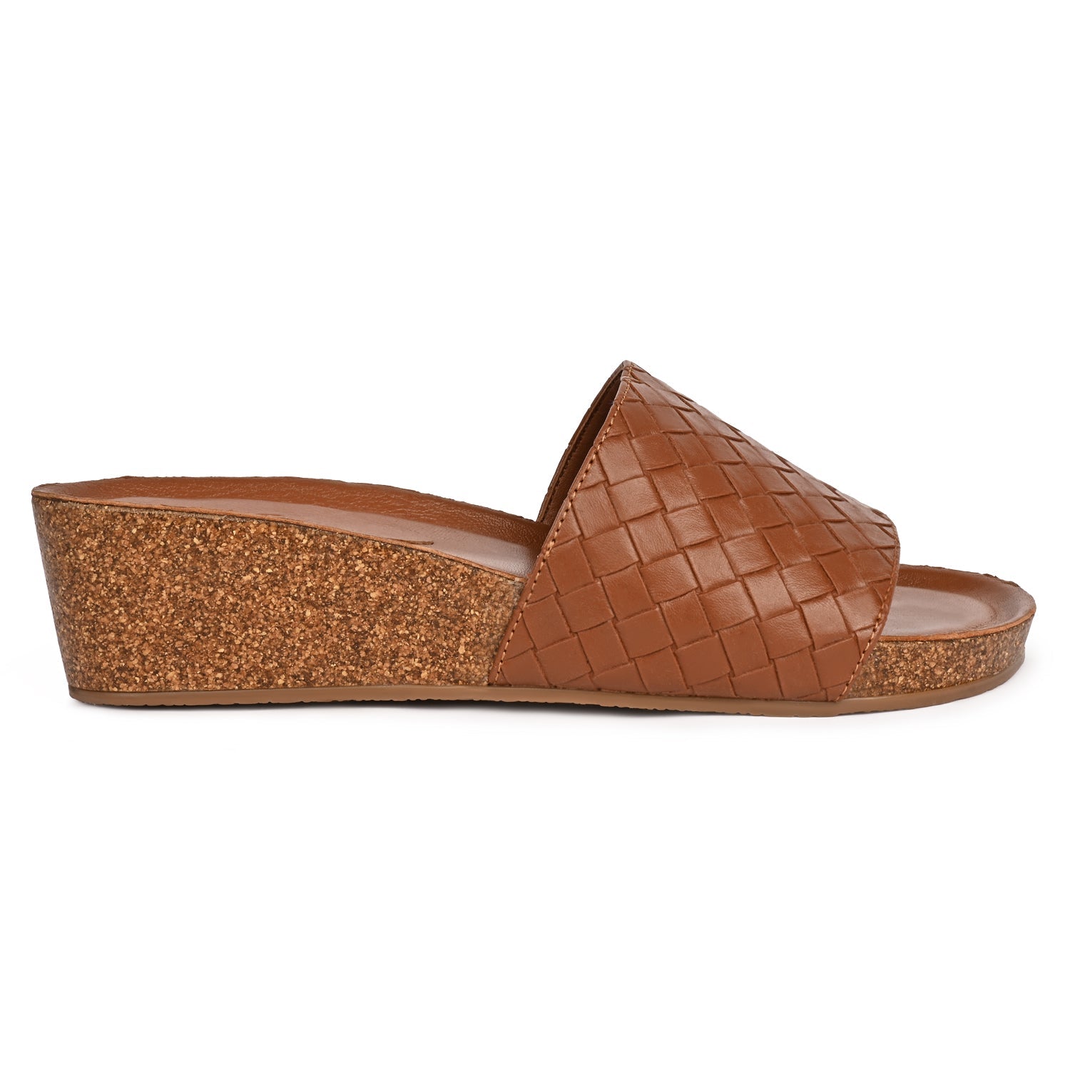 Murcia Cork Wedge in Tan