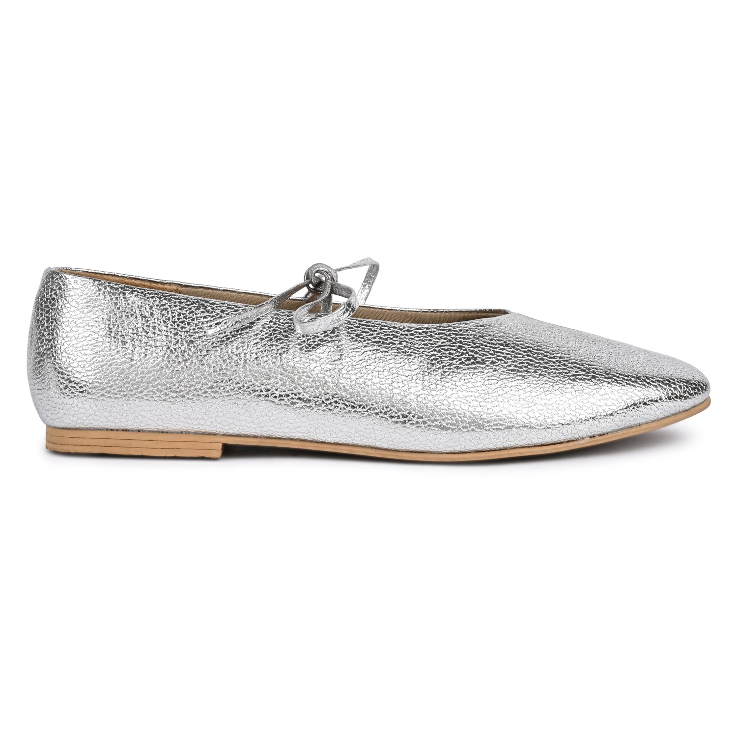 Daphne Silver Loafers For Women
