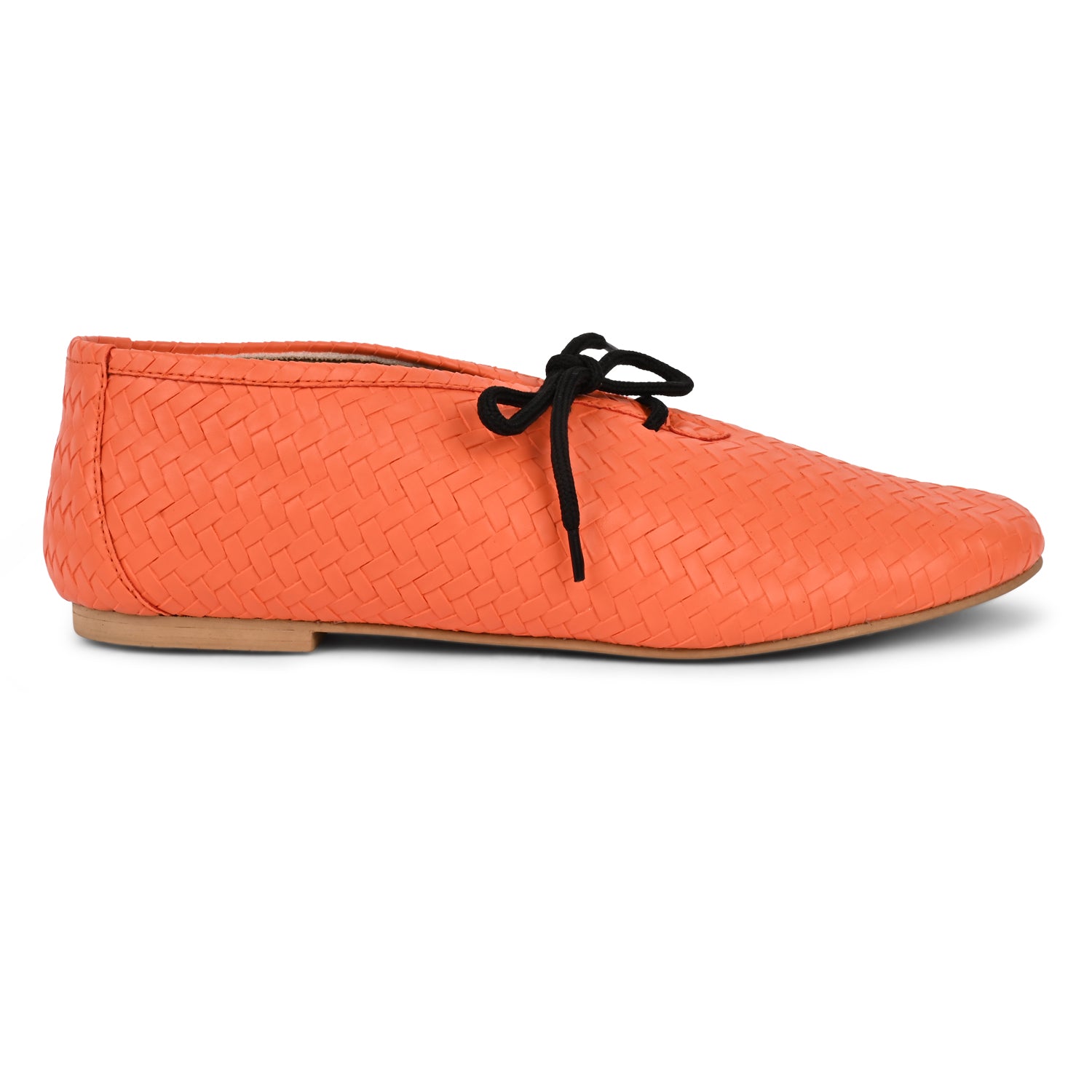 Freya in Orange Derby Shoes