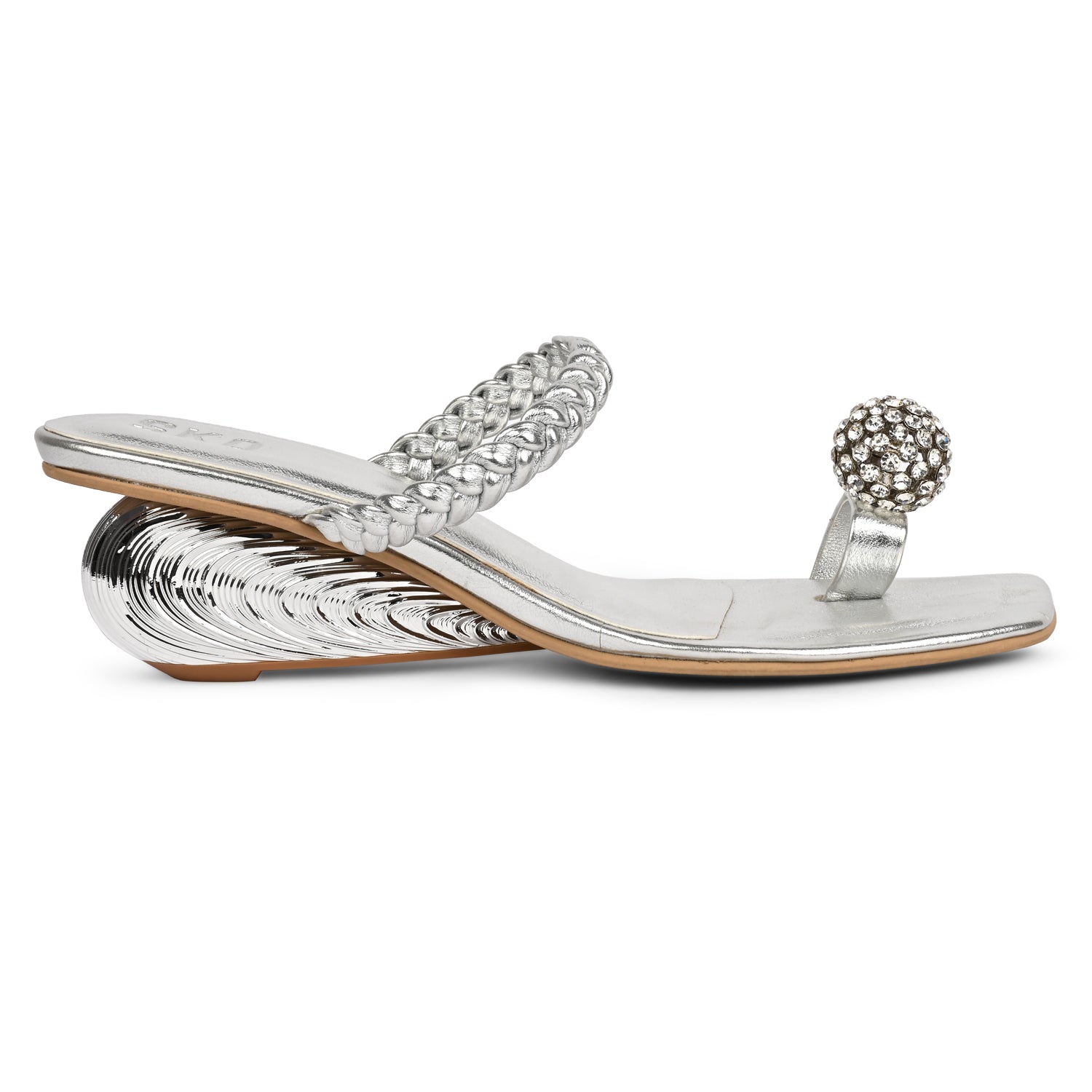 Kimberly Silver Heels for Women
