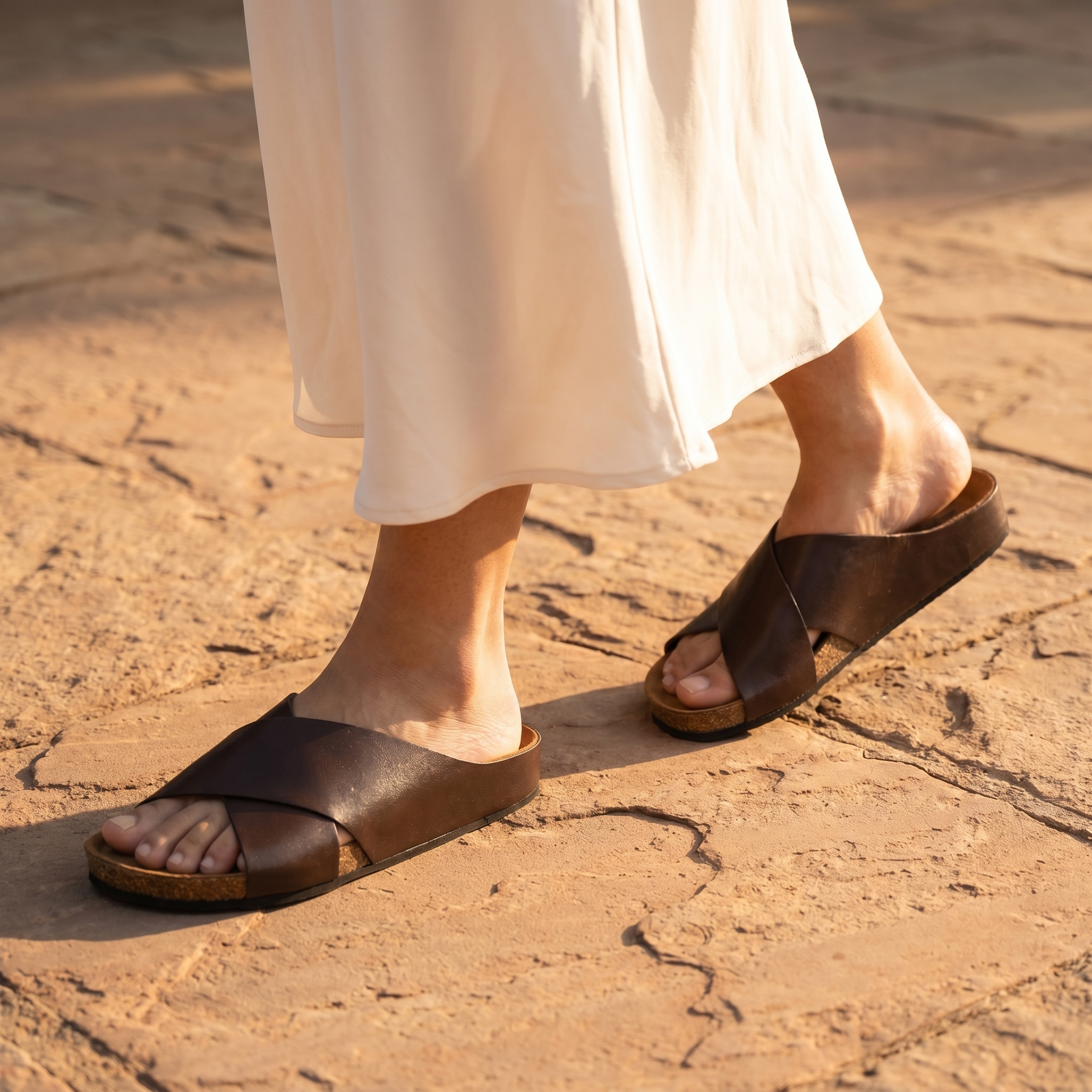 Aria Brown Flat