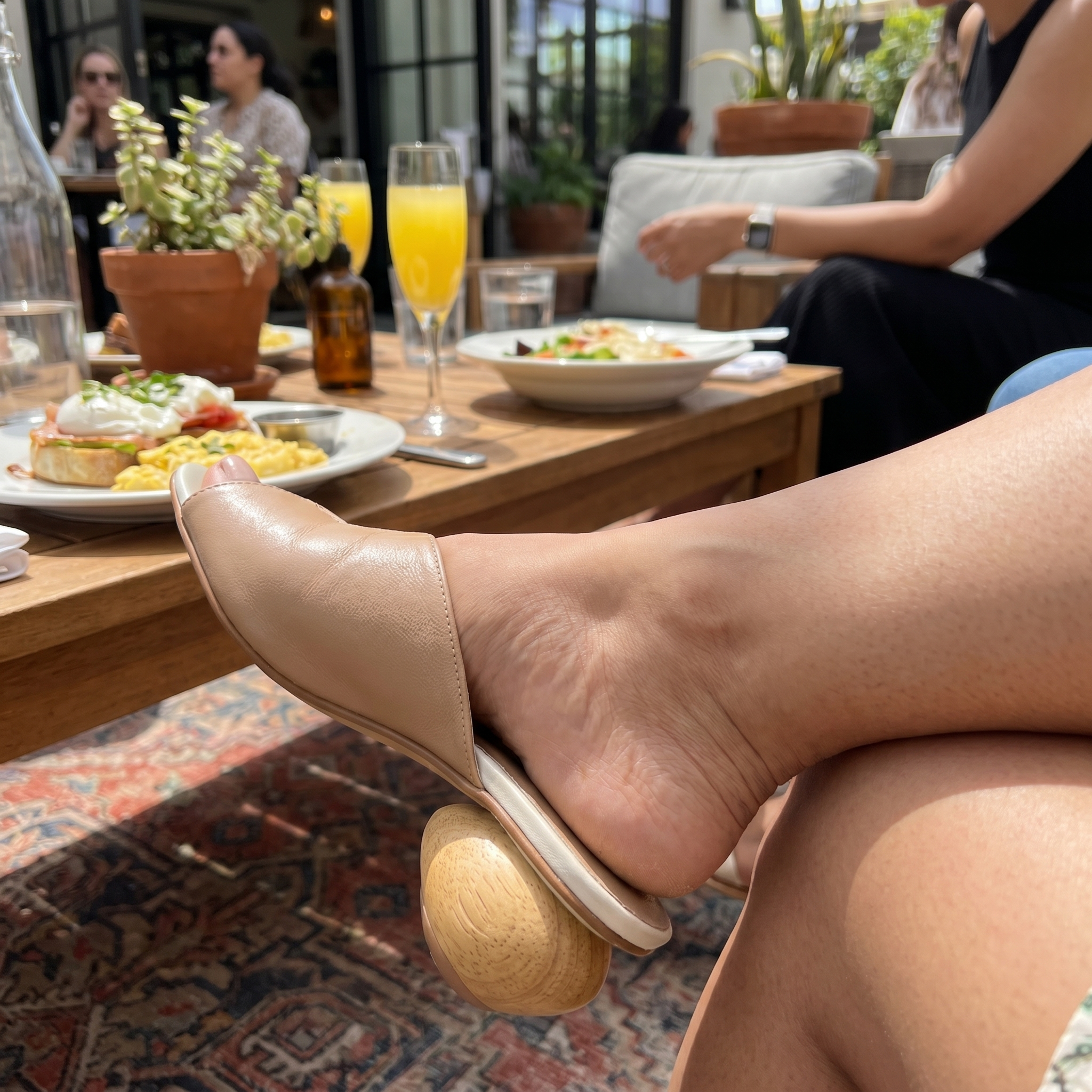 Driblet Nude Heels For Women