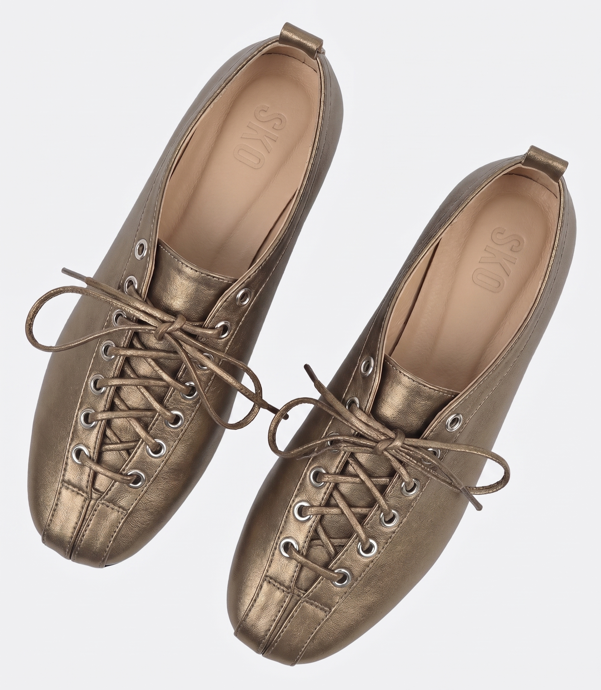 Eli Bronze Loafers For Women