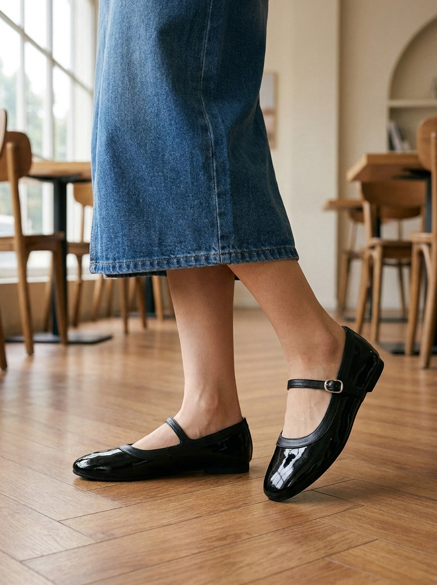 Estella in Black Patent
