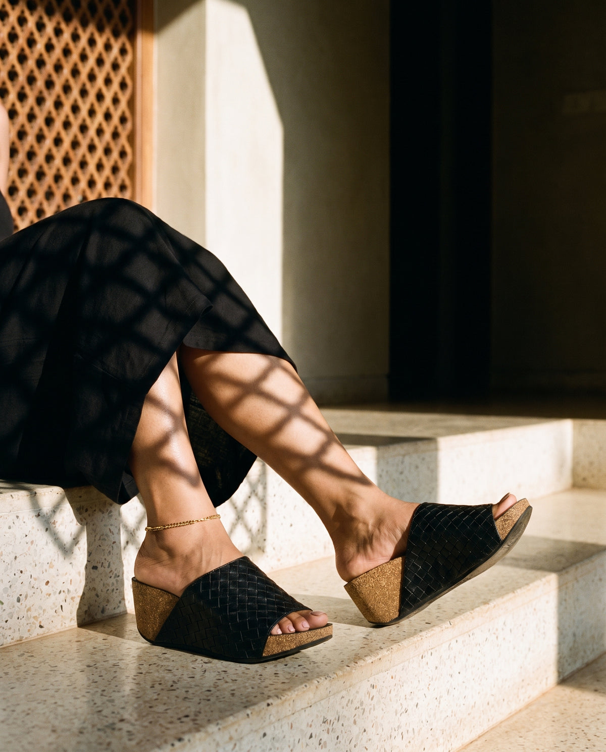 Granada Cork Wedges