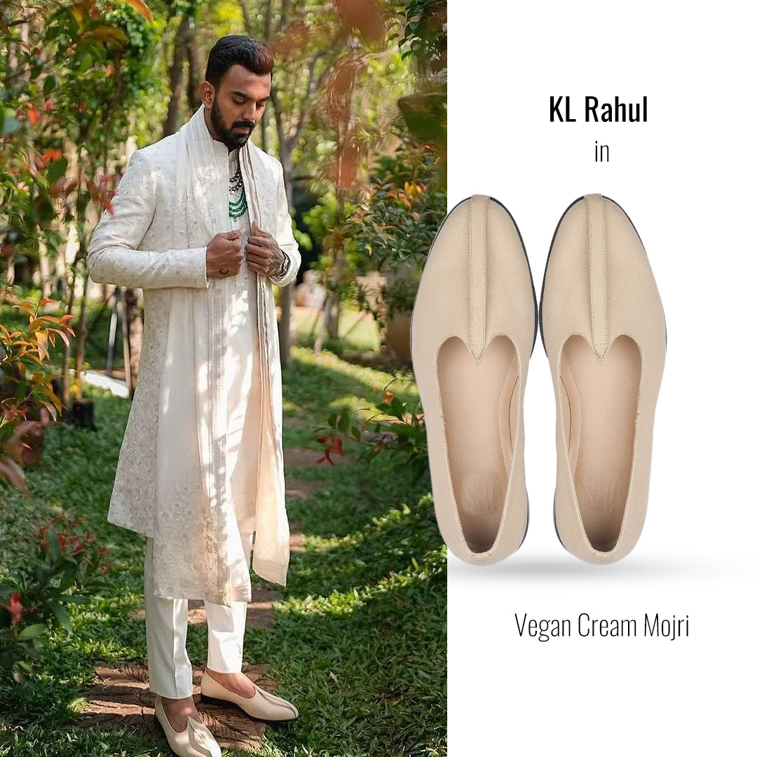 Cream Mojris For Men
