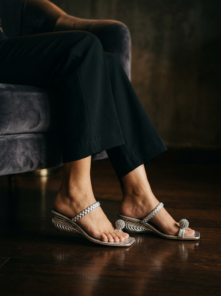 Kimberly Silver Heels
