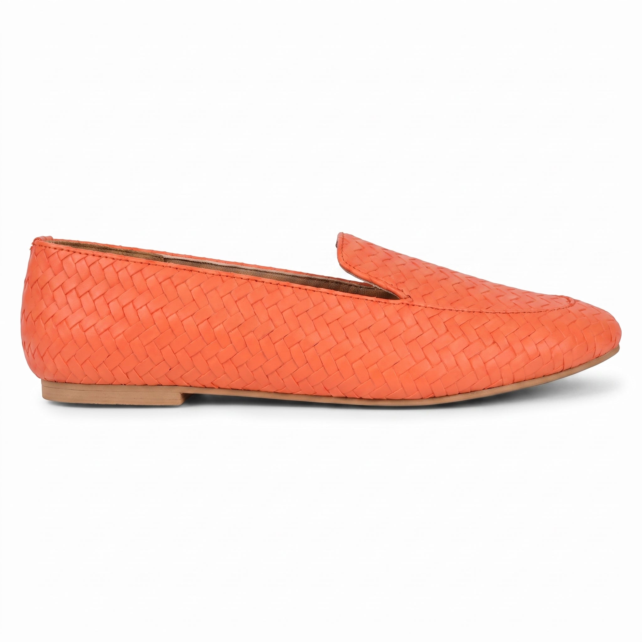 Olivia Orange Loafers