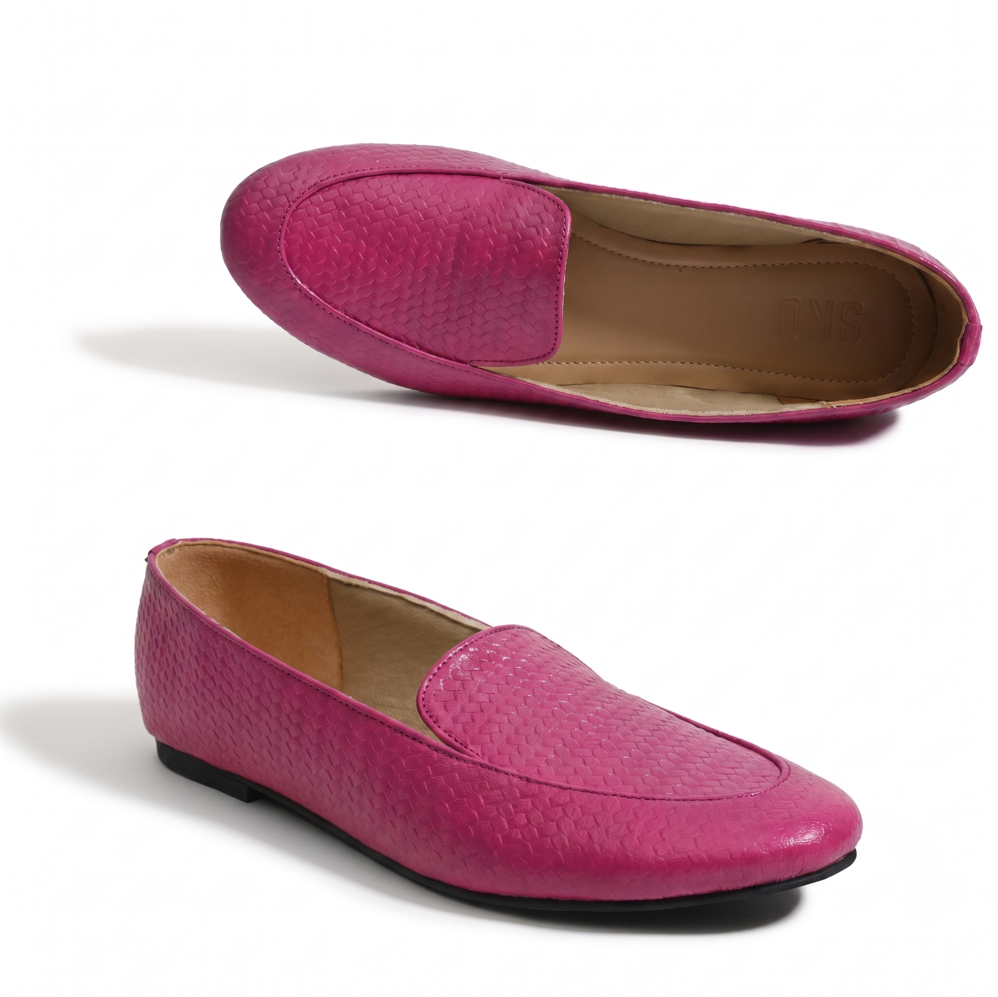 Olivia Pink Loafers For Women