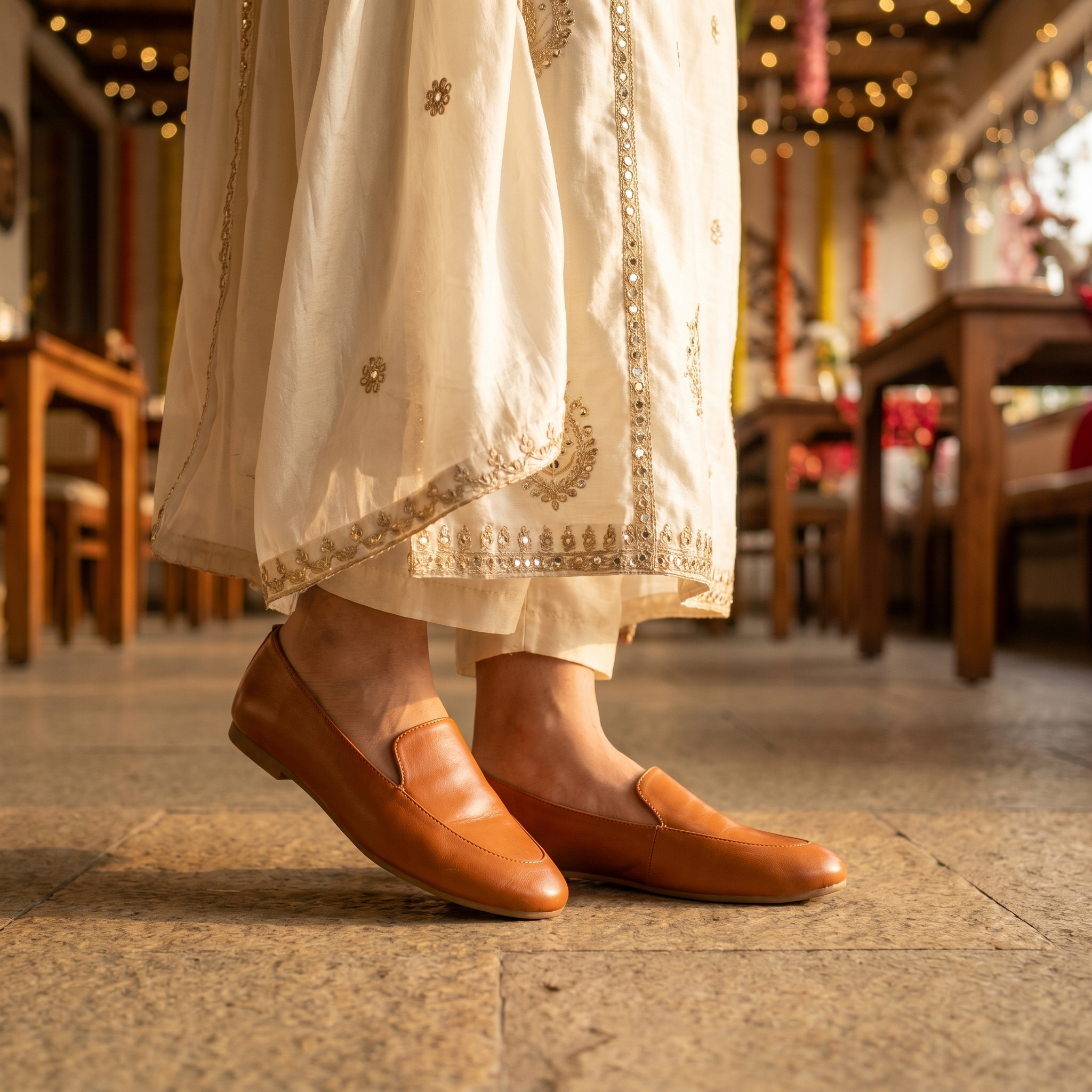 Olivia in Tan Loafers For Women