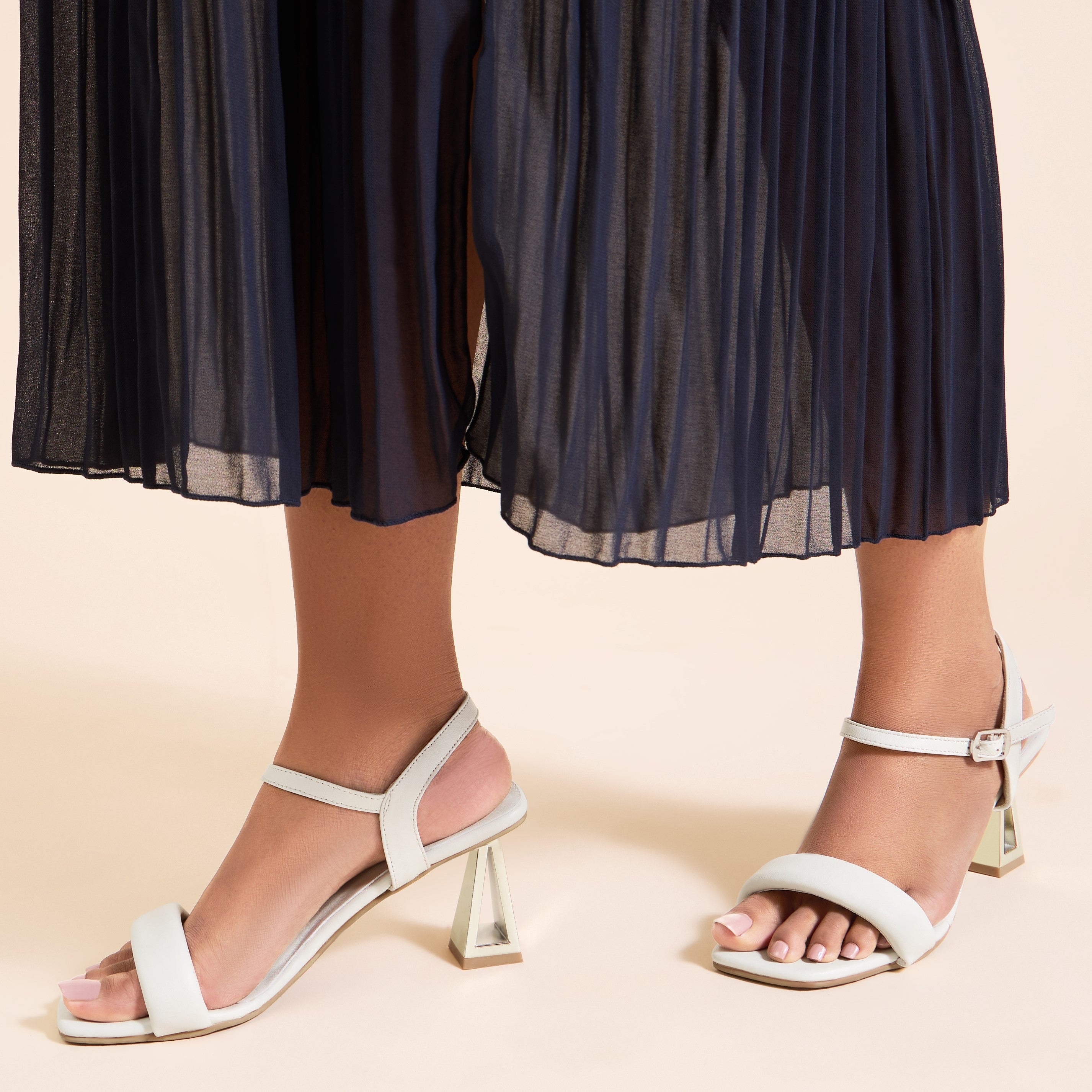 Rimini Ivory Heels For Women