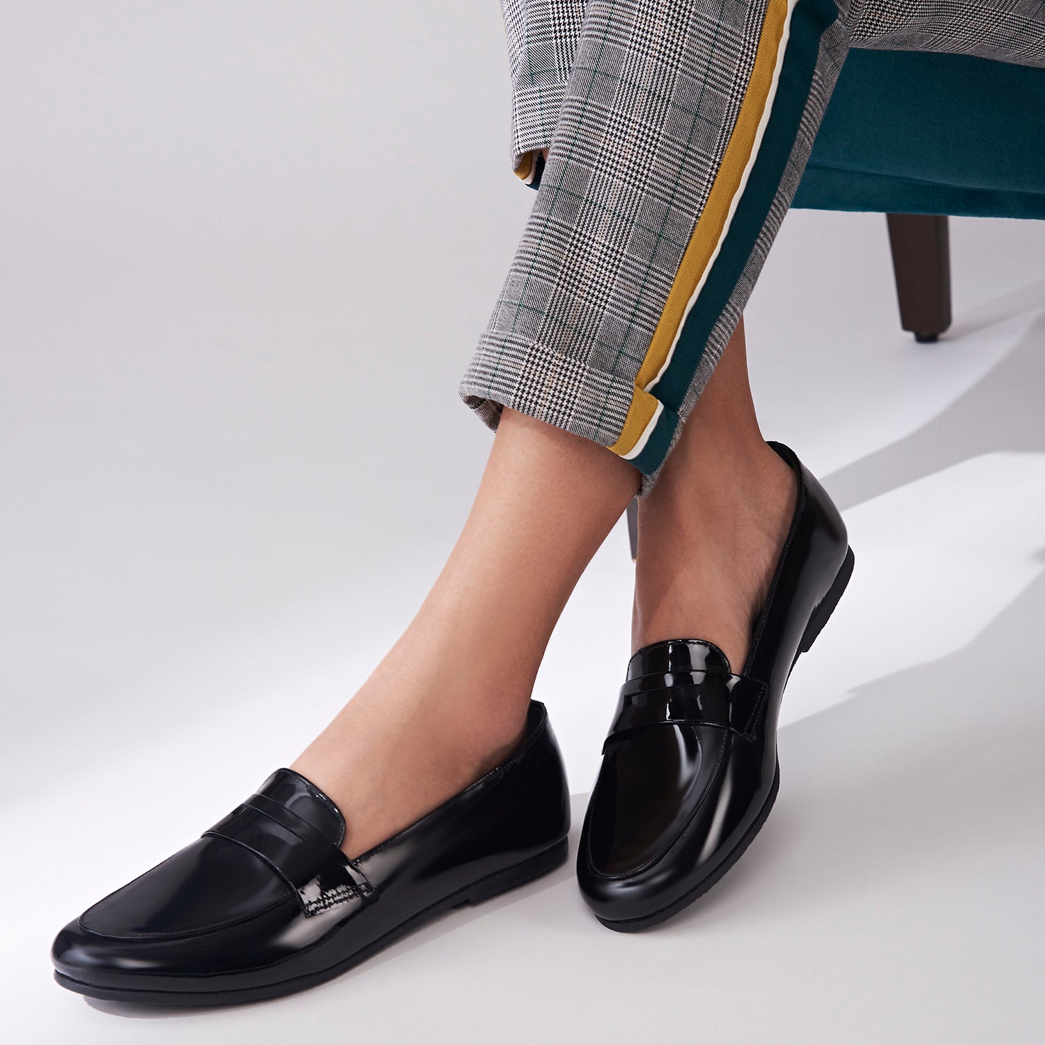Kate Black Loafers For Women