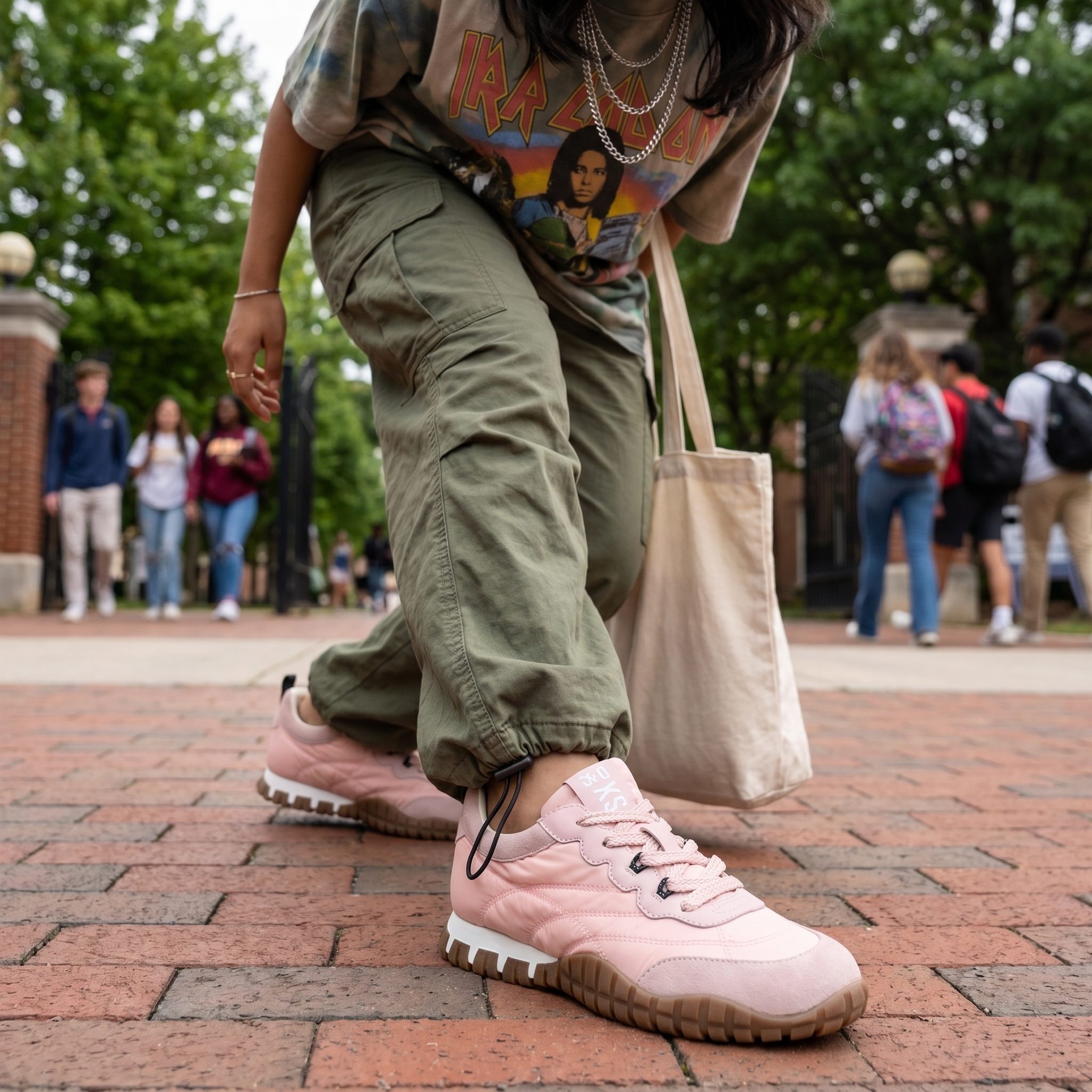 Classic Rose Sneakers for Women