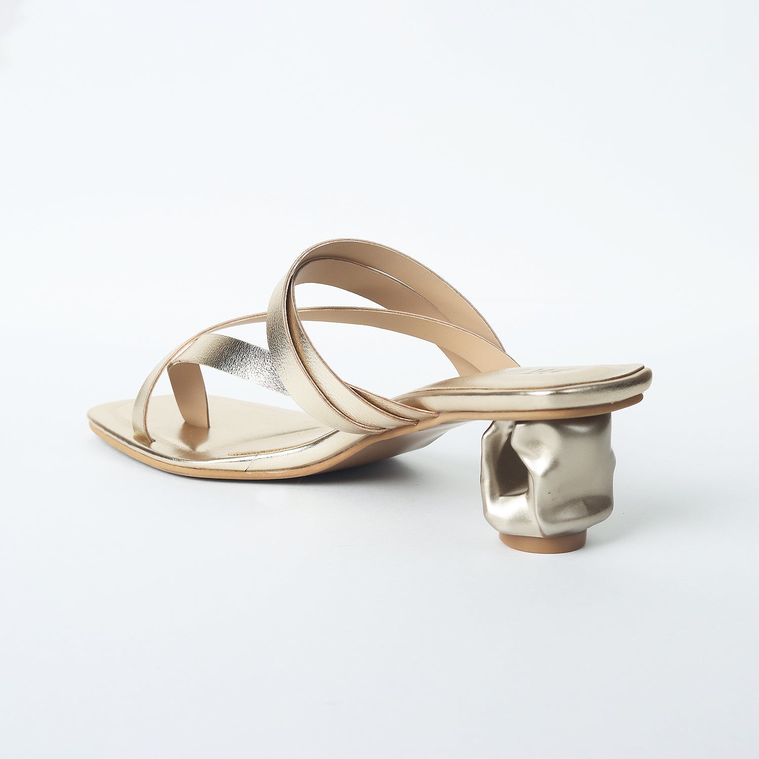 SiennaX Gold Heels For Women