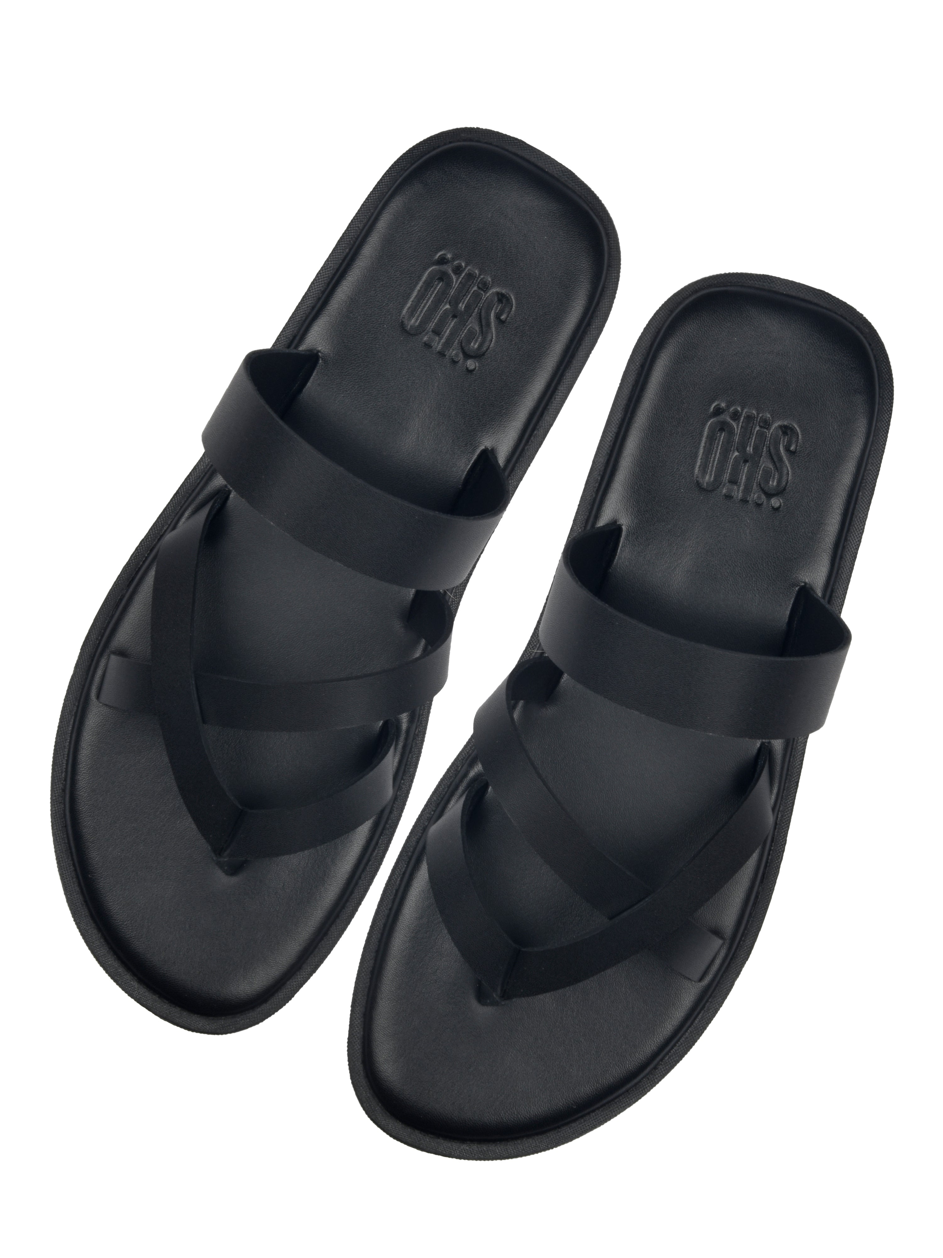 Padua Black Slippers For Men