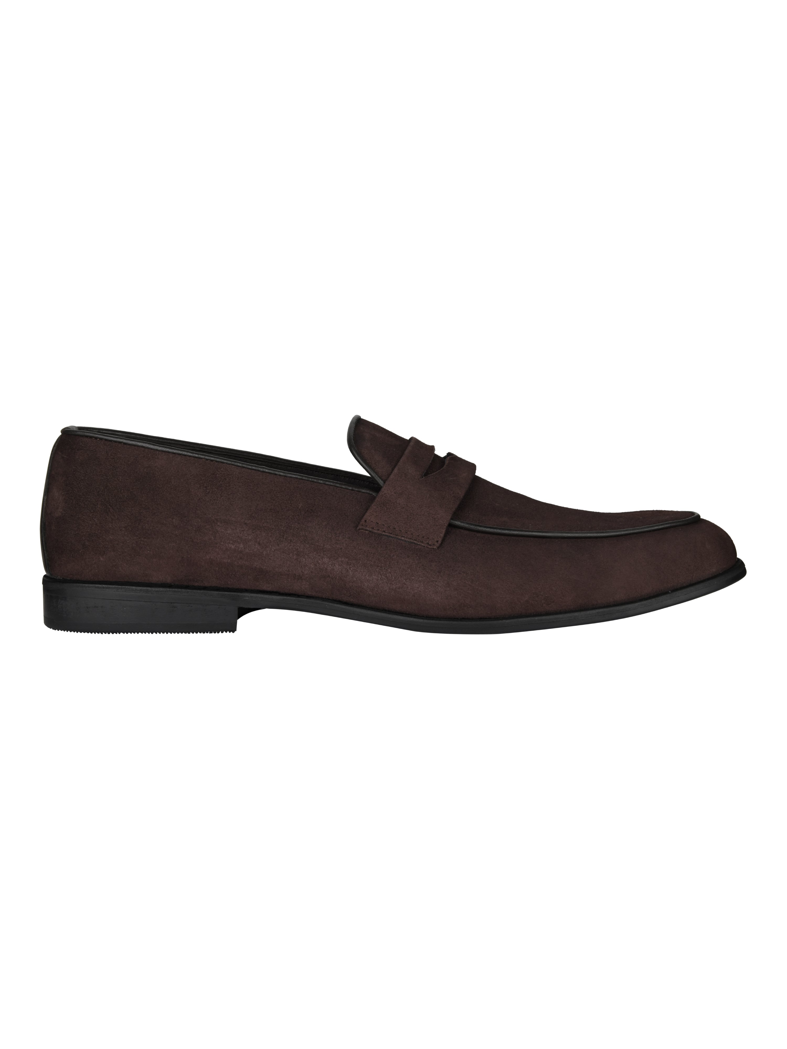 Hugo Brown Suede Loafers For Men