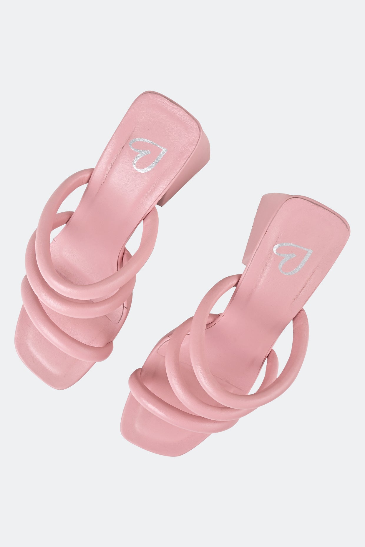 Dijon Pink Platform Heels For Women