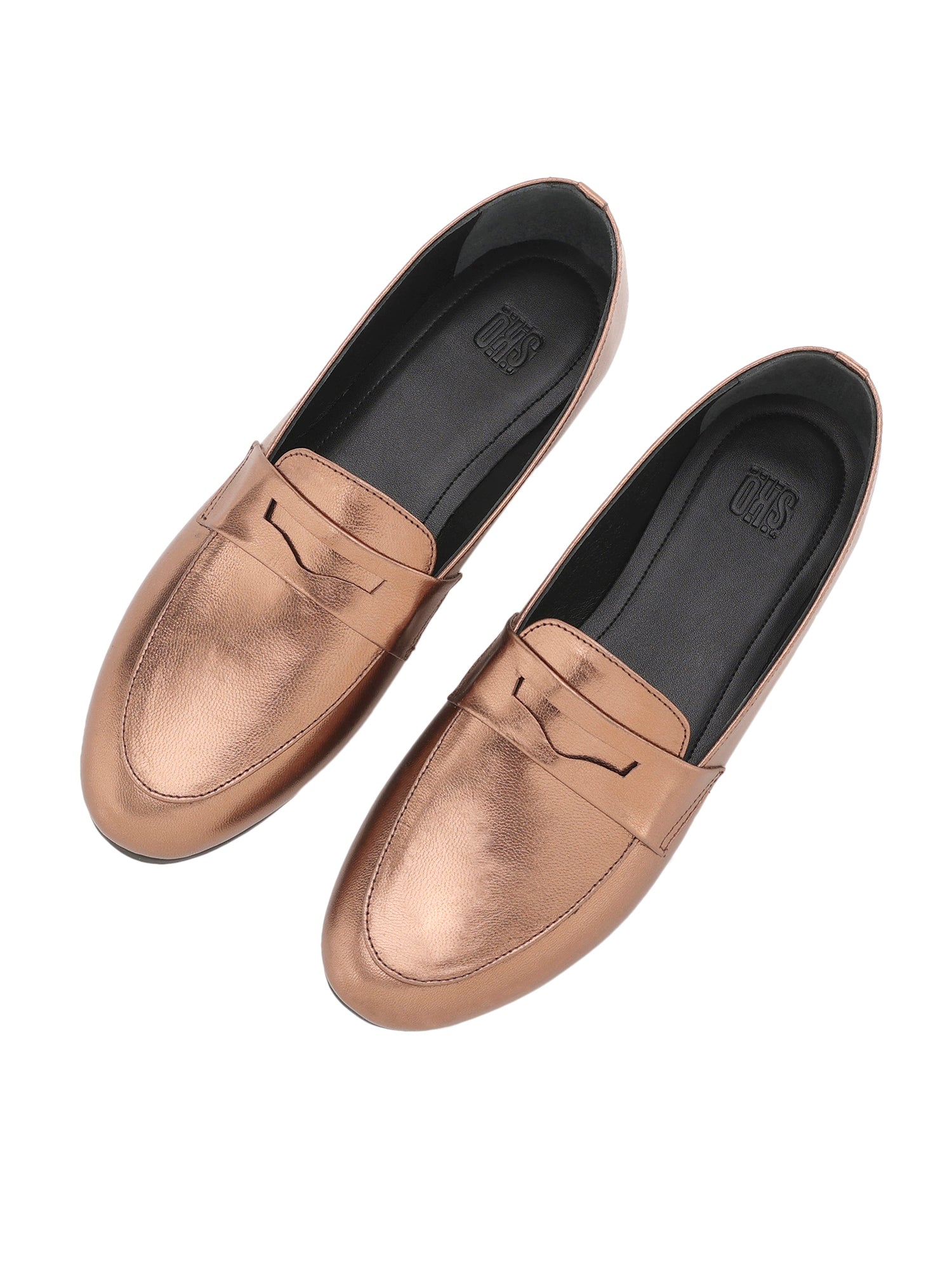 Kate Bronze Loafers For Women